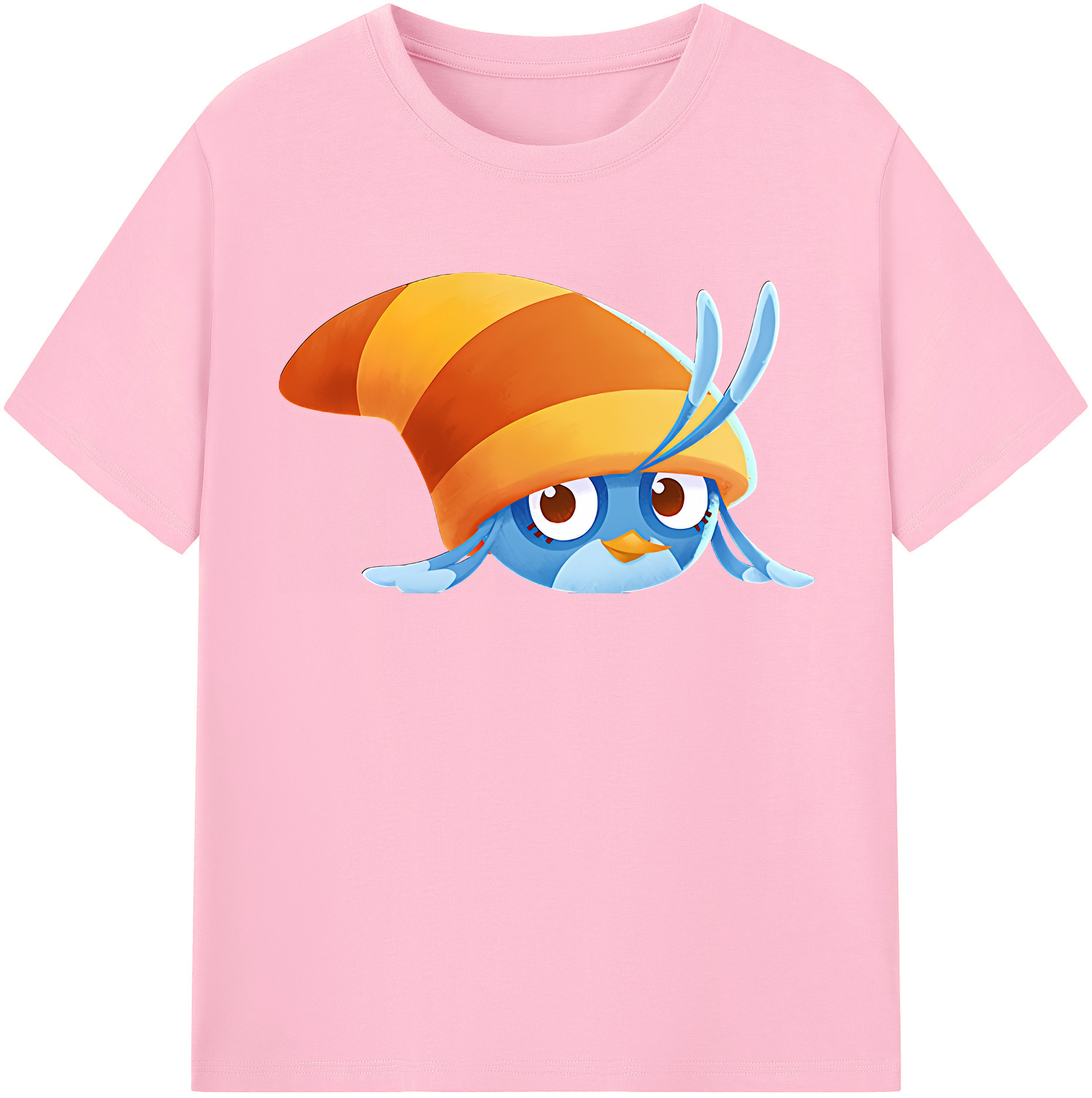 （画像用） Angry Birds アングリーバード 綿100％半袖Tシャツ（フロントプリント）