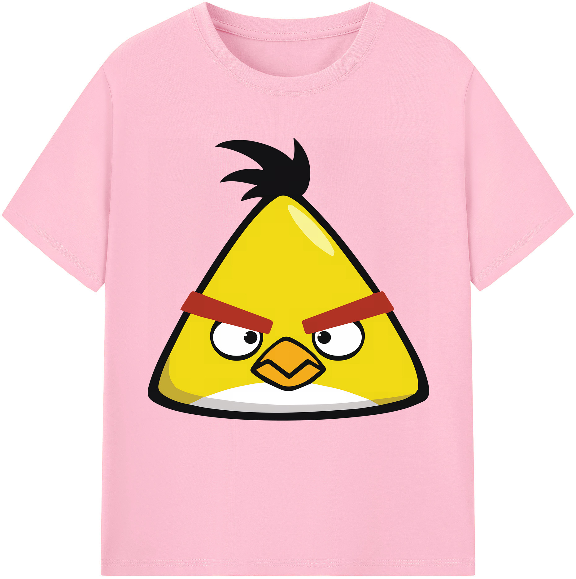 （画像用） Angry Birds アングリーバード 綿100％半袖Tシャツ（フロントプリント）