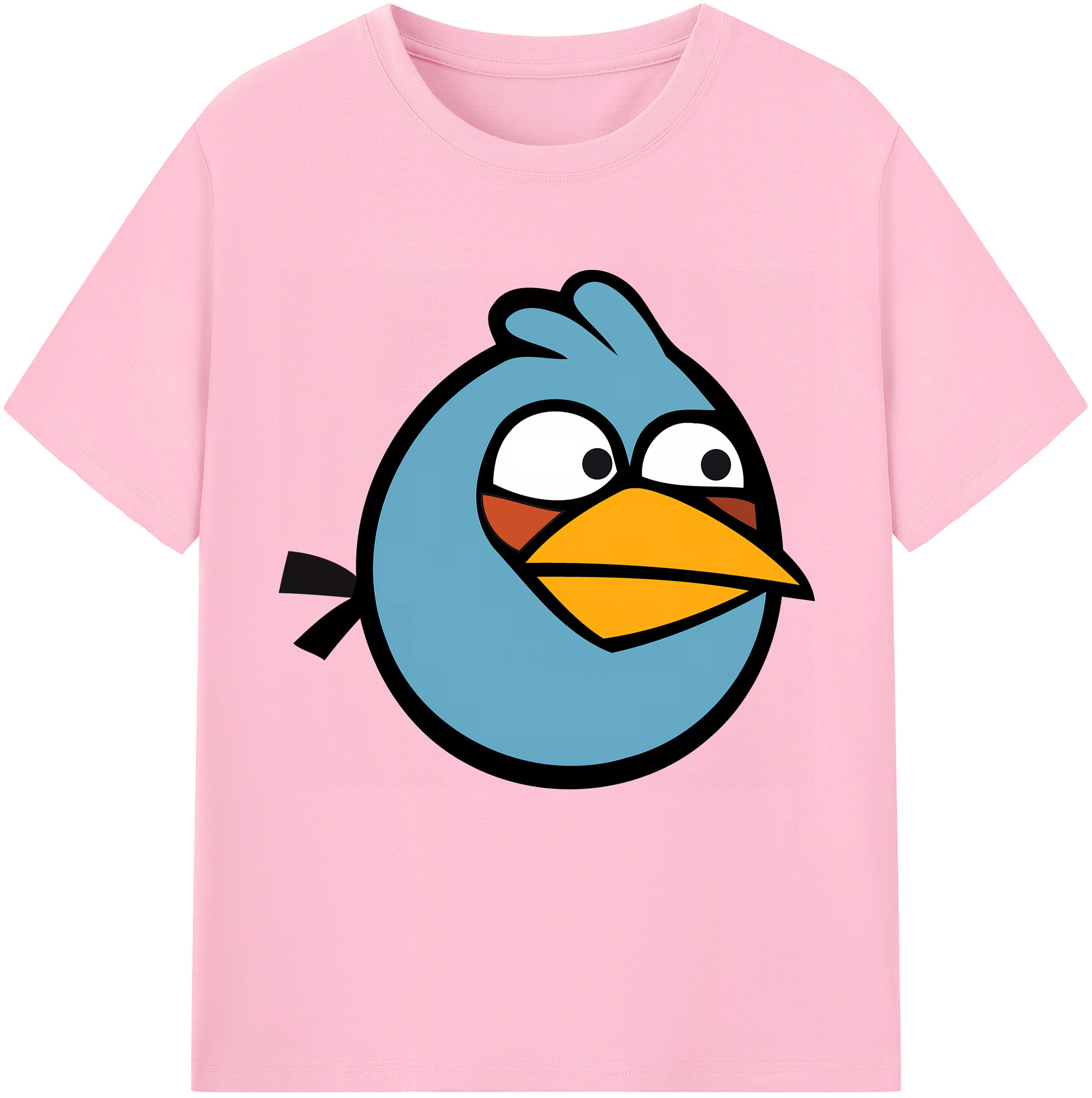 （画像用） Angry Birds アングリーバード 綿100％半袖Tシャツ（フロントプリント）
