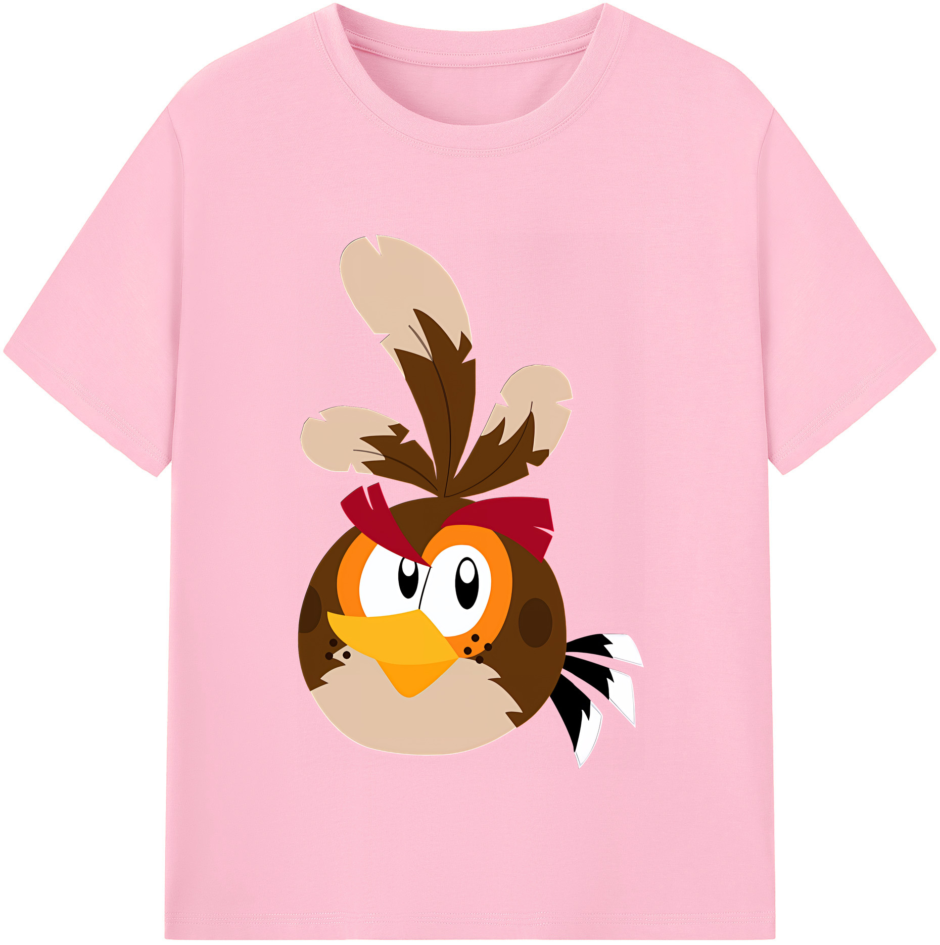 （画像用） Angry Birds アングリーバード 綿100％半袖Tシャツ（フロントプリント）