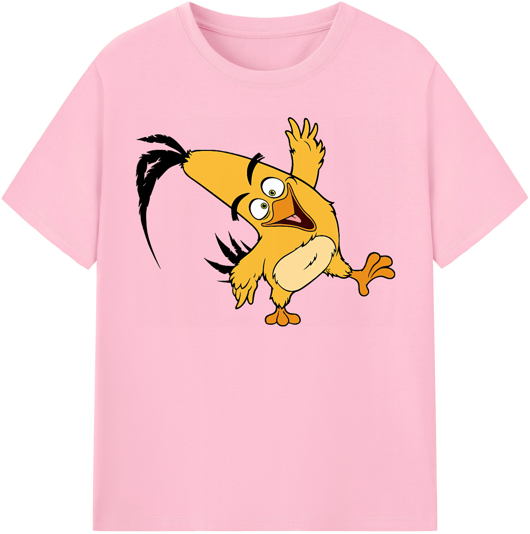 （画像用） Angry Birds アングリーバード 綿100％半袖Tシャツ（フロントプリント）
