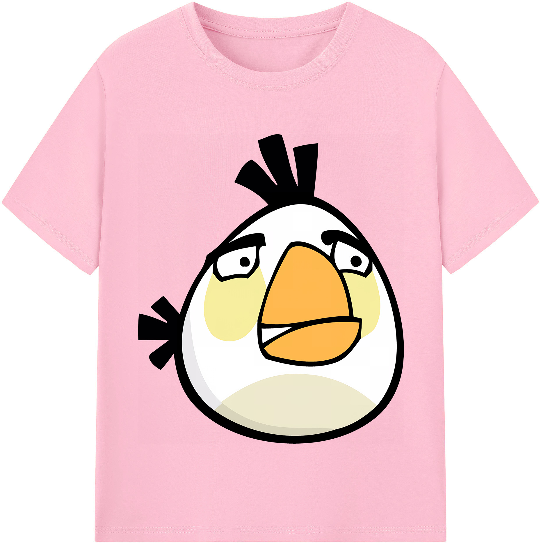 （画像用） Angry Birds アングリーバード 綿100％半袖Tシャツ（フロントプリント）