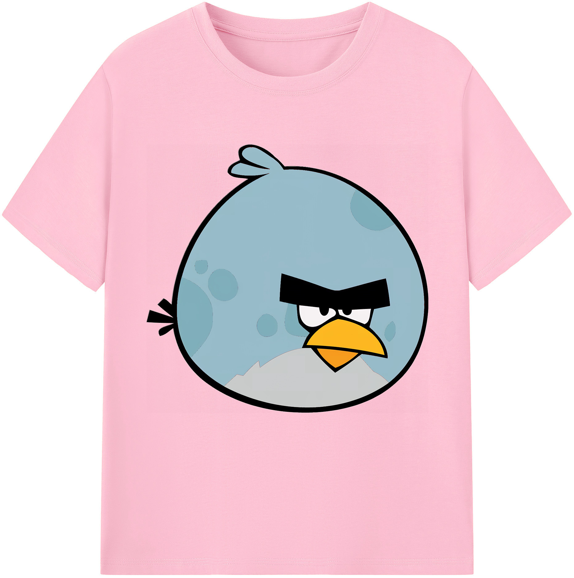 （画像用） Angry Birds アングリーバード 綿100％半袖Tシャツ（フロントプリント）