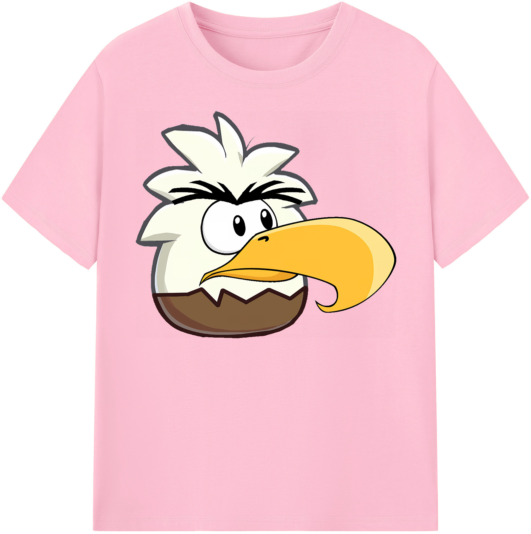 （画像用） Angry Birds アングリーバード 綿100％半袖Tシャツ（フロントプリント）