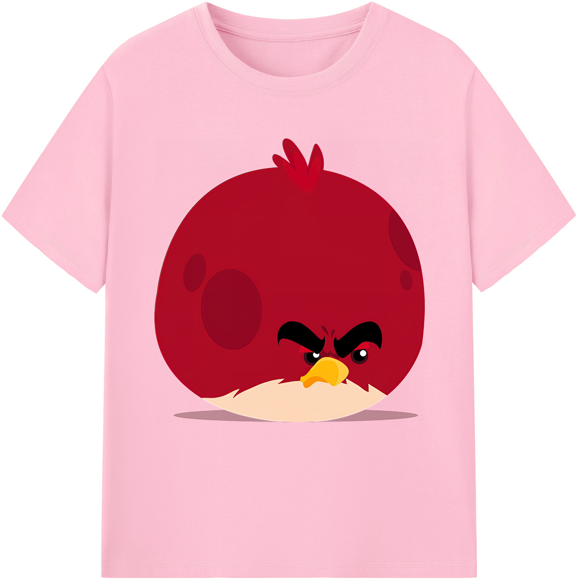 （画像用） Angry Birds アングリーバード 綿100％半袖Tシャツ（フロントプリント）