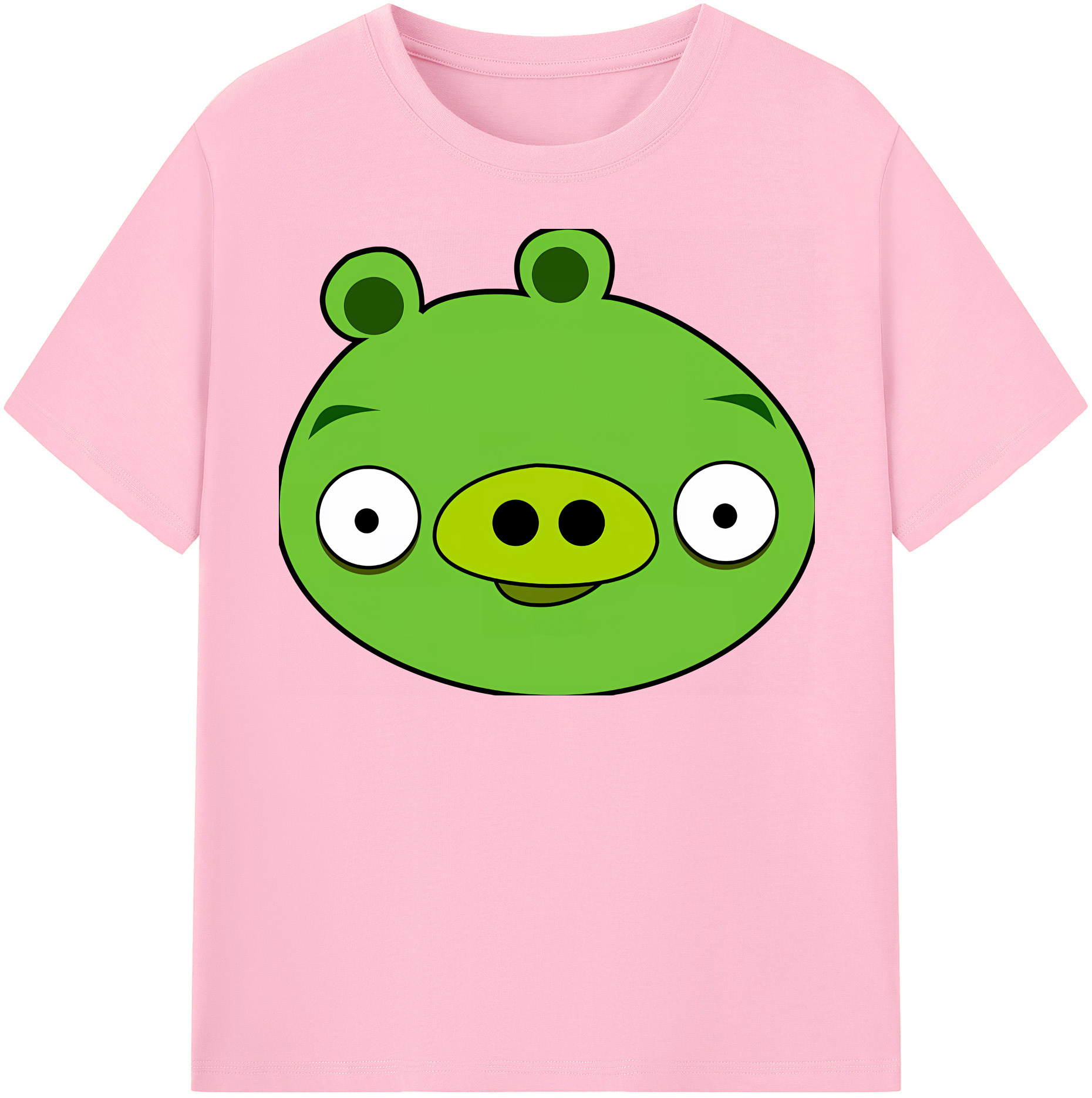 （画像用） Angry Birds アングリーバード 綿100％半袖Tシャツ（フロントプリント）
