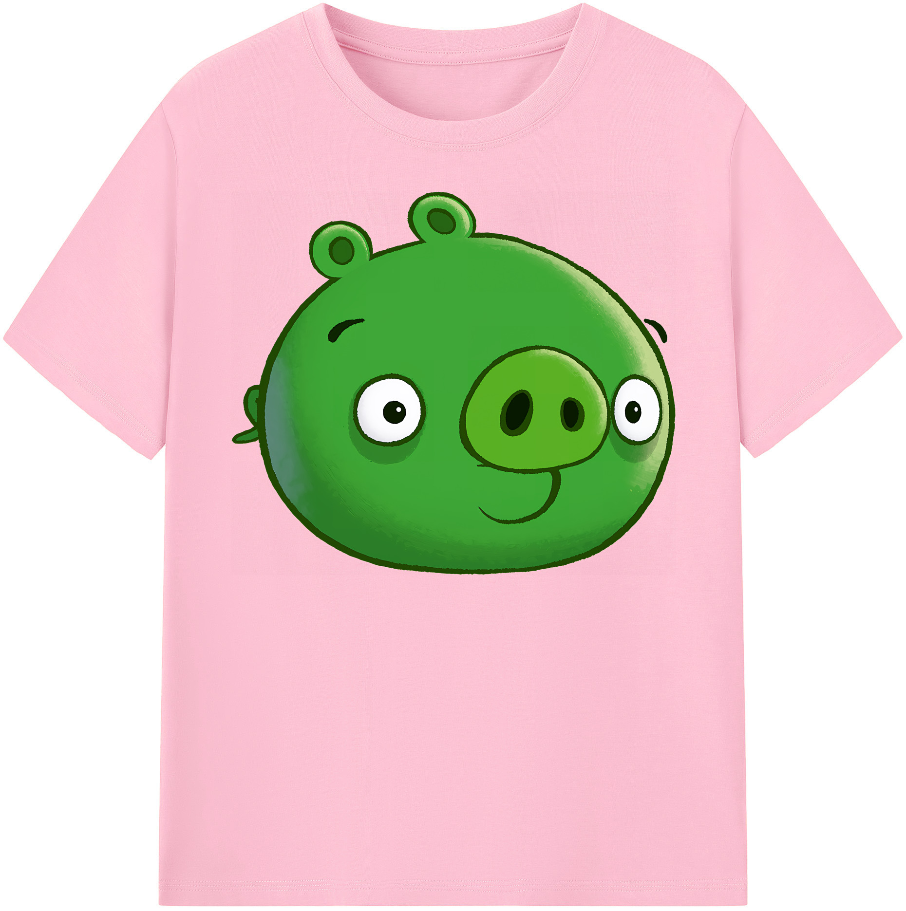 （画像用） Angry Birds アングリーバード 綿100％半袖Tシャツ（フロントプリント）
