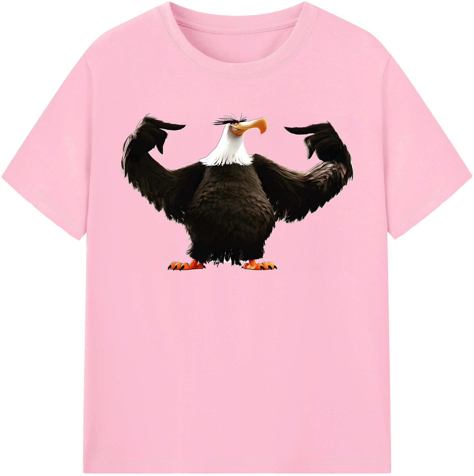（画像用） Angry Birds アングリーバード 綿100％半袖Tシャツ（フロントプリント）