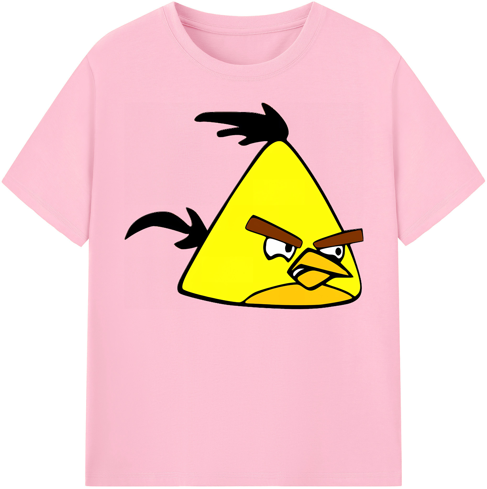 （画像用） Angry Birds アングリーバード 綿100％半袖Tシャツ（フロントプリント）