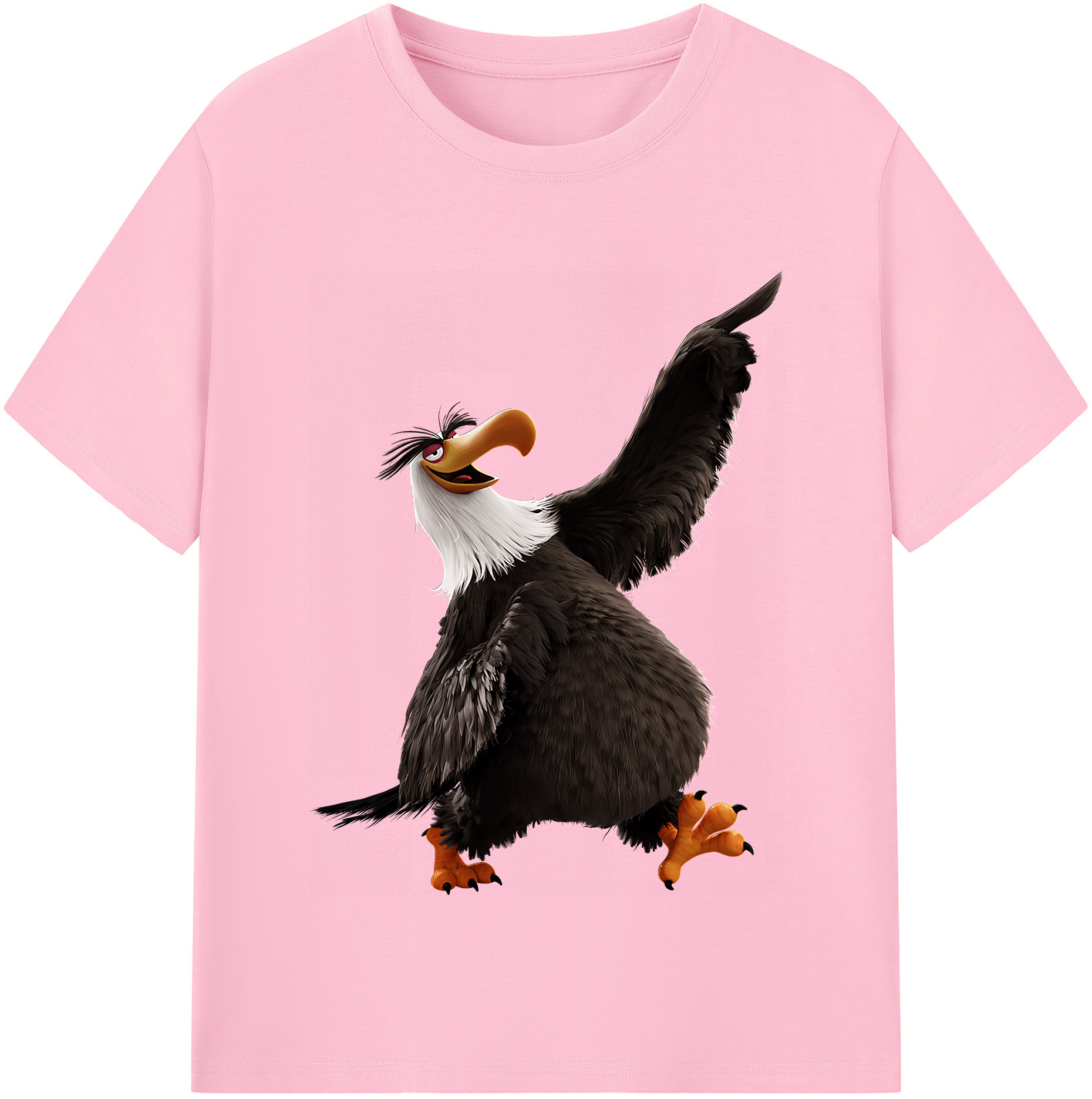 （画像用） Angry Birds アングリーバード 綿100％半袖Tシャツ（フロントプリント）