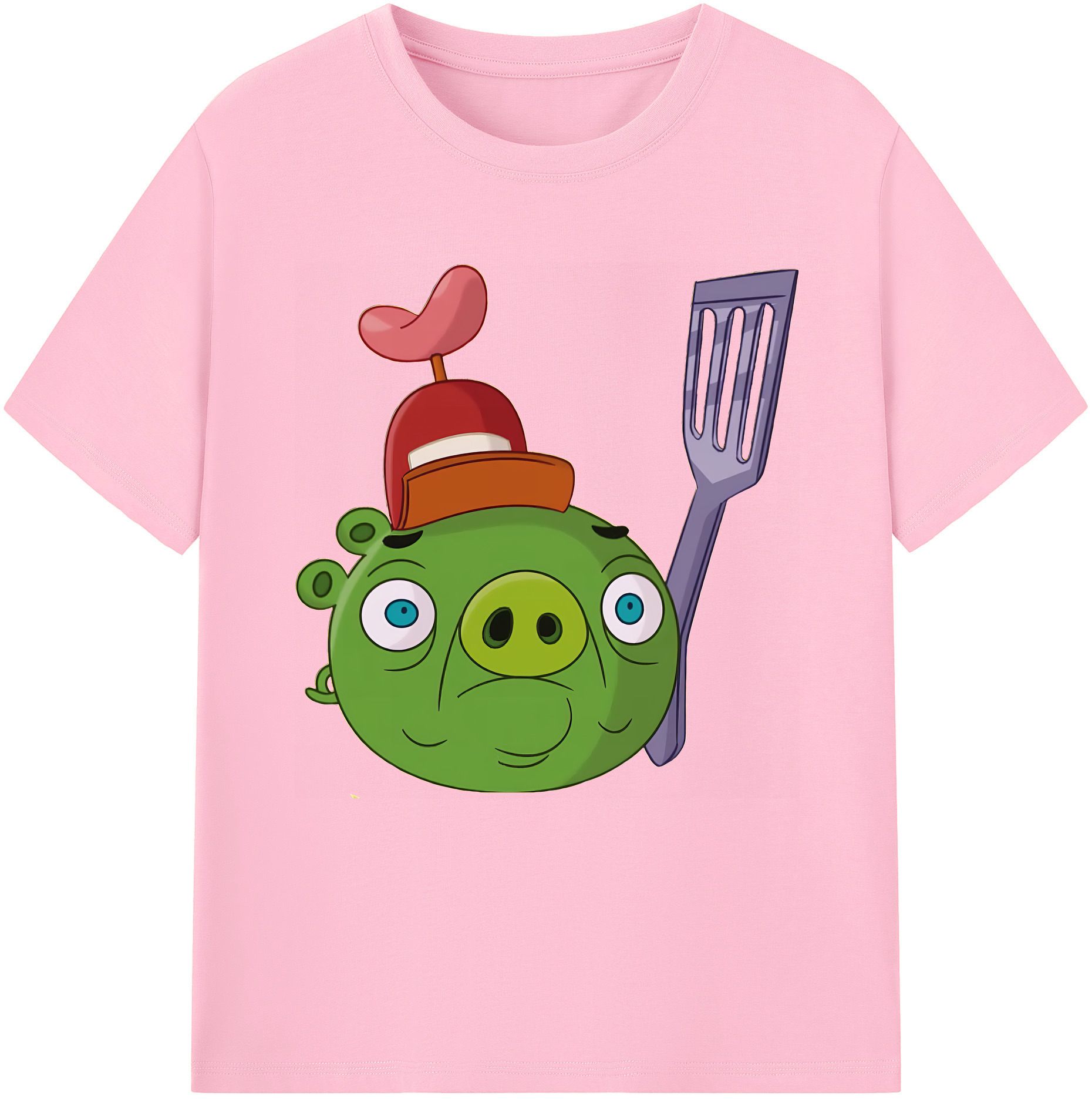 （画像用） Angry Birds アングリーバード 綿100％半袖Tシャツ（フロントプリント）