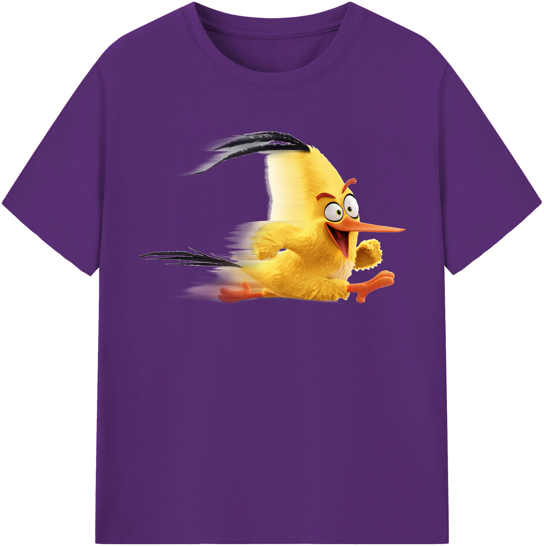 （画像用） Angry Birds アングリーバード 綿100％半袖Tシャツ（フロントプリント）
