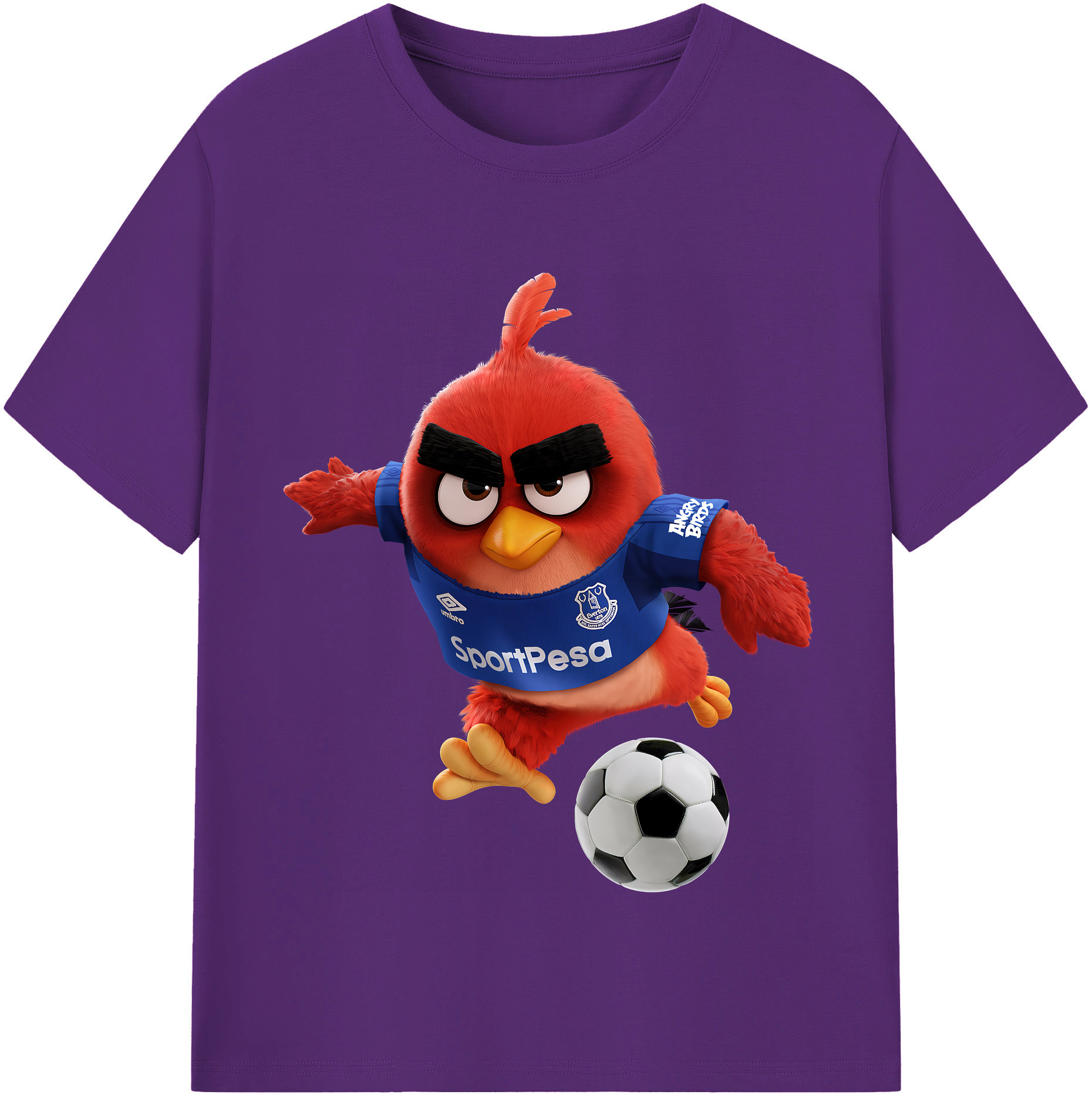 （画像用） Angry Birds アングリーバード 綿100％半袖Tシャツ（フロントプリント）