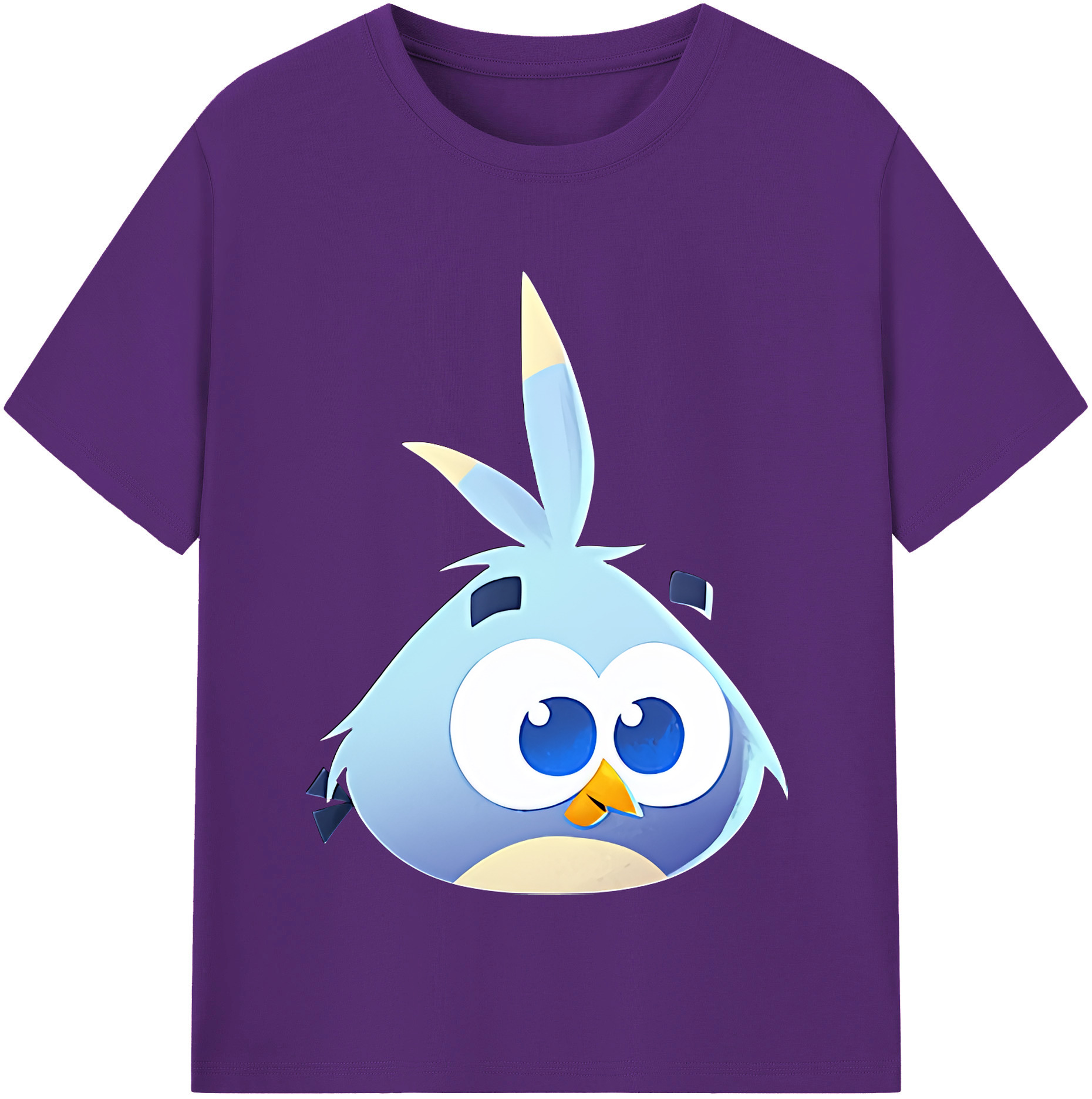 （画像用） Angry Birds アングリーバード 綿100％半袖Tシャツ（フロントプリント）