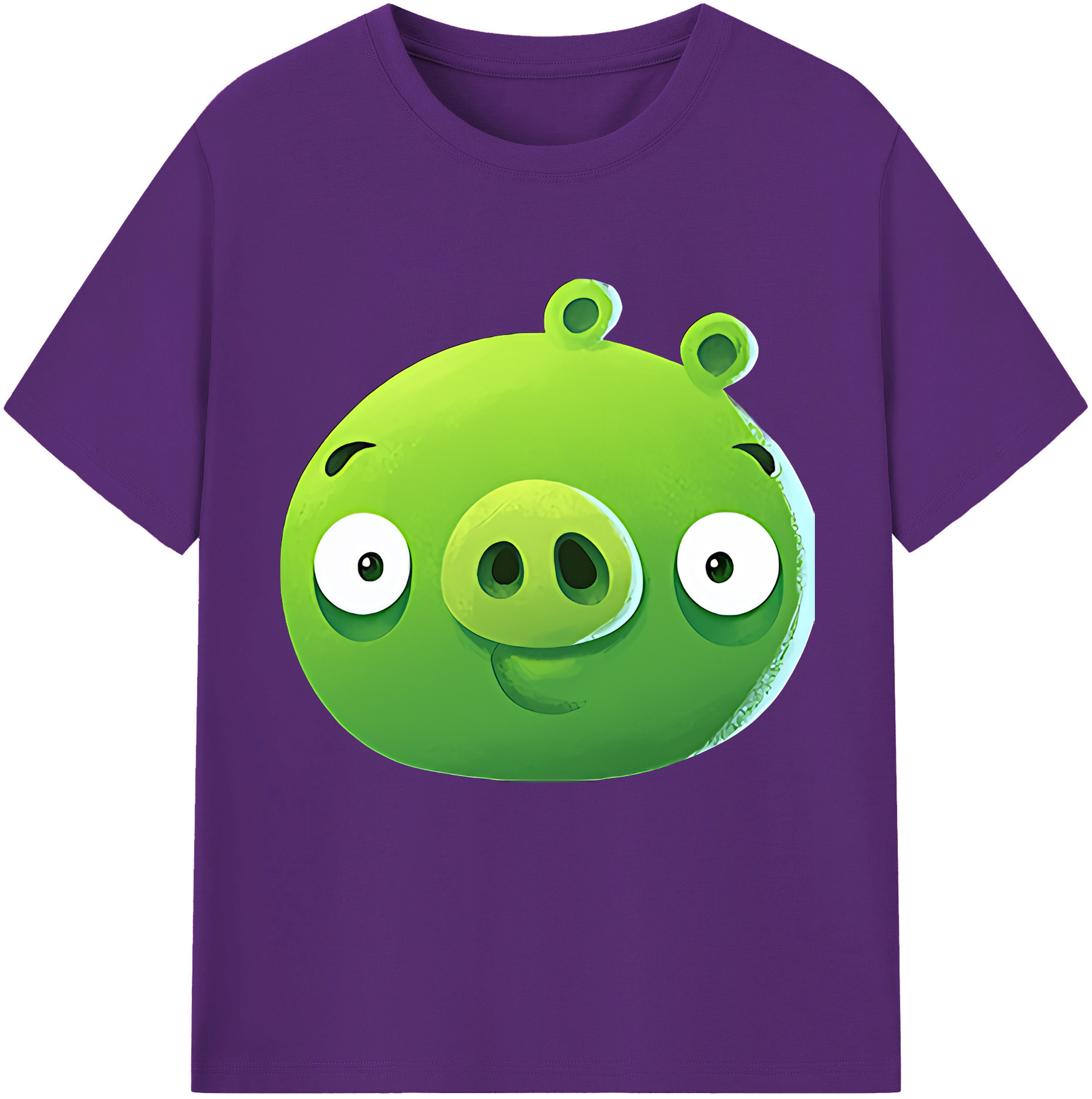 （画像用） Angry Birds アングリーバード 綿100％半袖Tシャツ（フロントプリント）