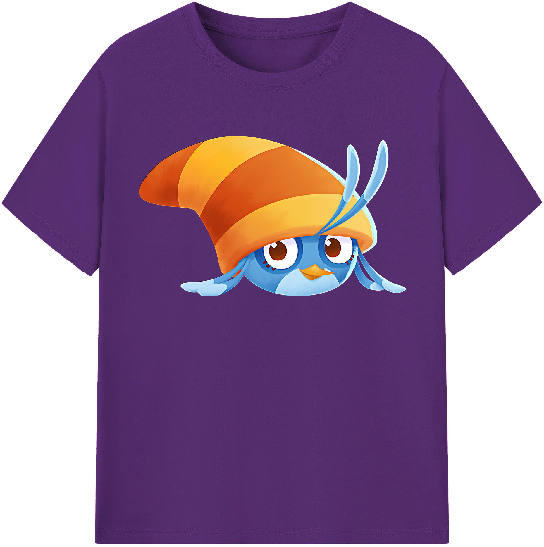 （画像用） Angry Birds アングリーバード 綿100％半袖Tシャツ（フロントプリント）