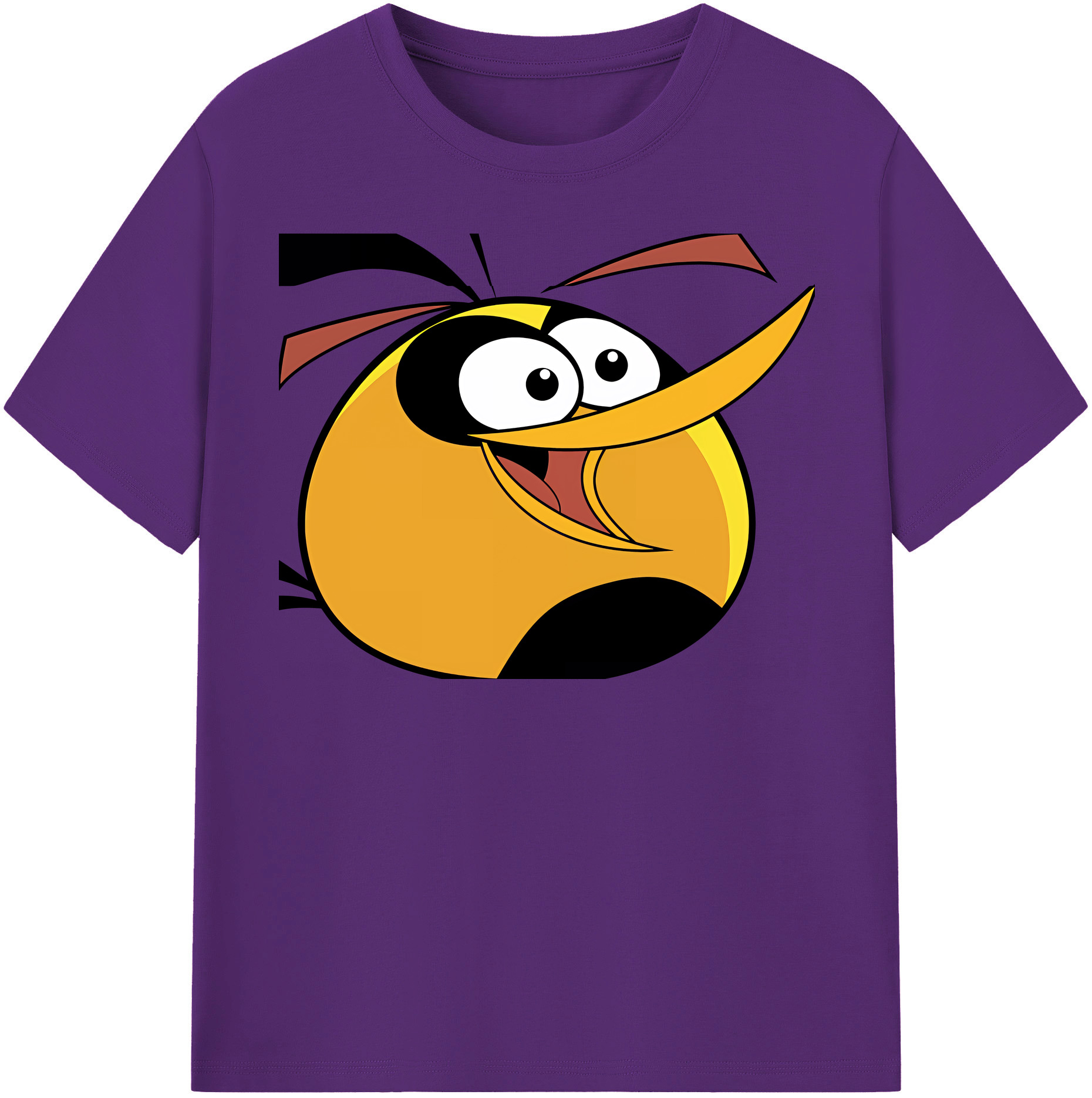 （画像用） Angry Birds アングリーバード 綿100％半袖Tシャツ（フロントプリント）