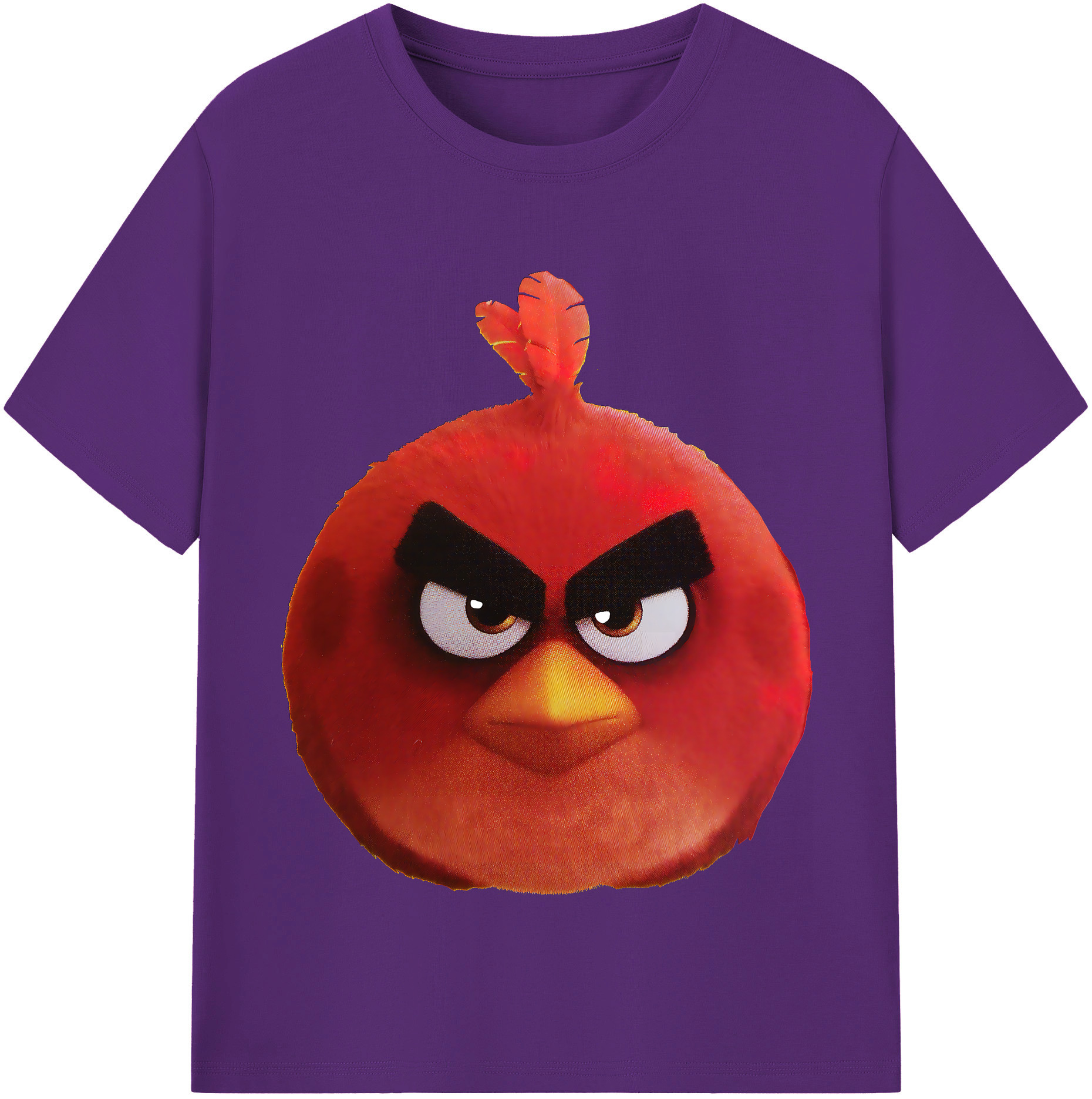 （画像用） Angry Birds アングリーバード 綿100％半袖Tシャツ（フロントプリント）