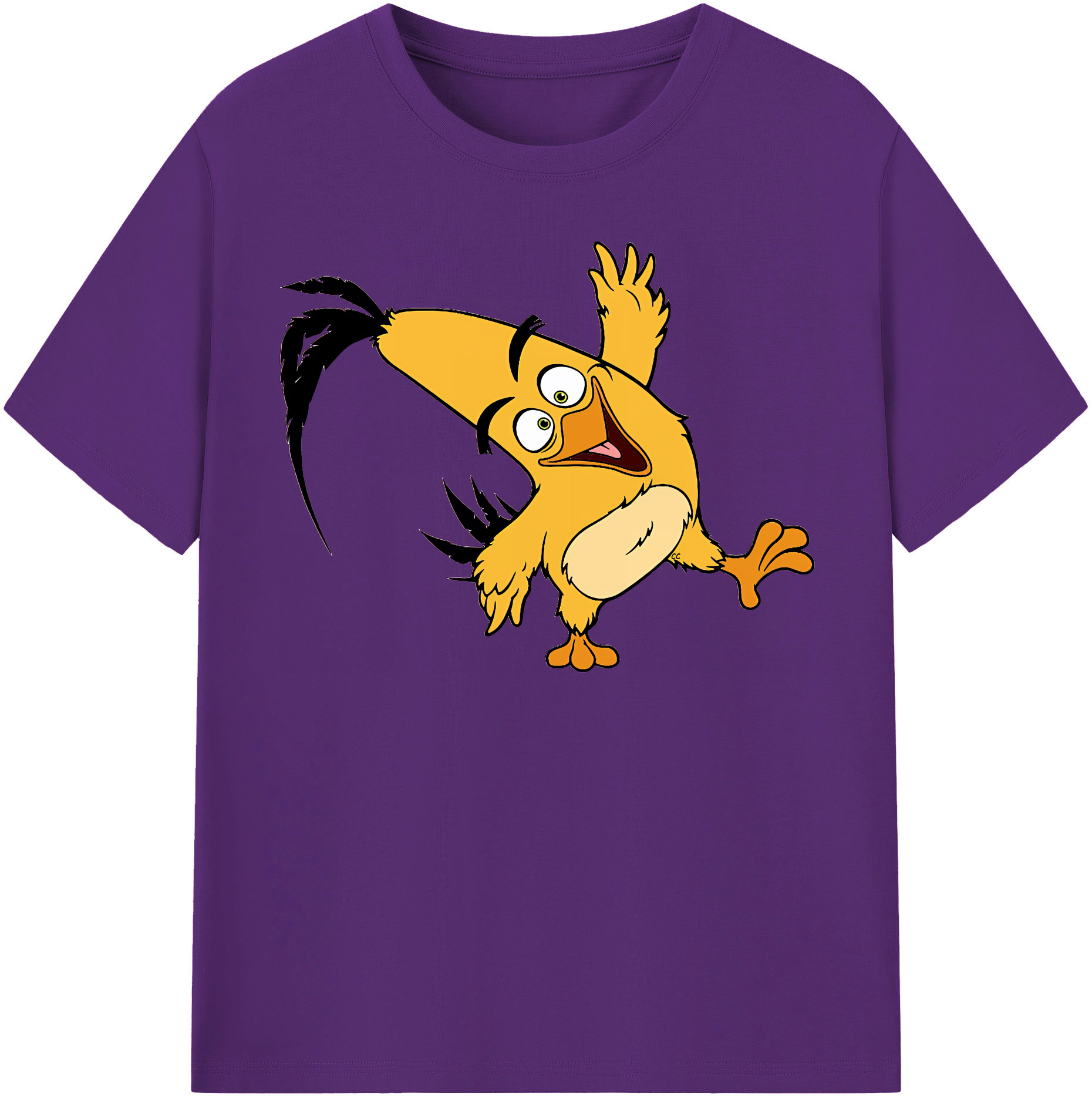 （画像用） Angry Birds アングリーバード 綿100％半袖Tシャツ（フロントプリント）