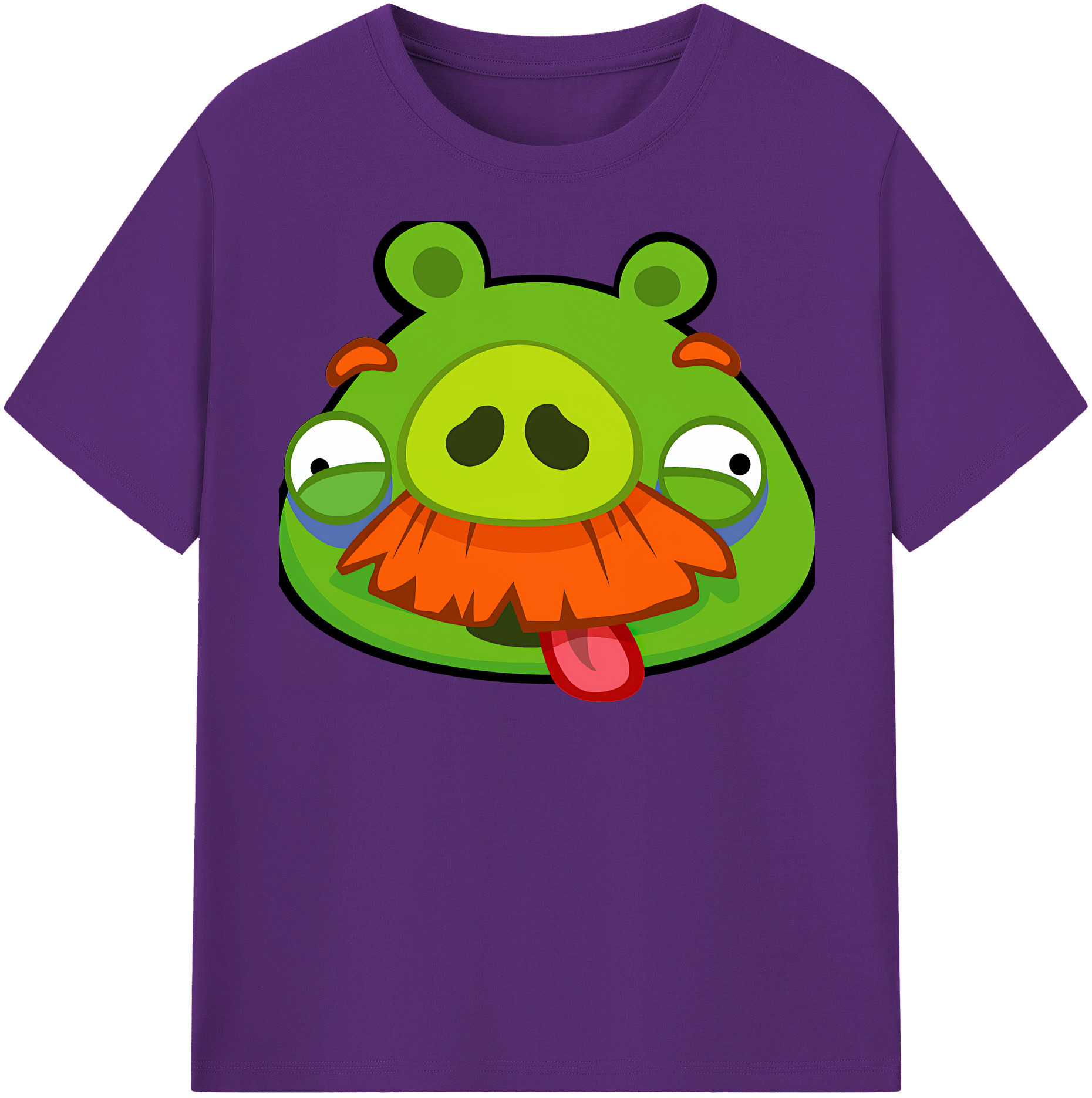 （画像用） Angry Birds アングリーバード 綿100％半袖Tシャツ（フロントプリント）