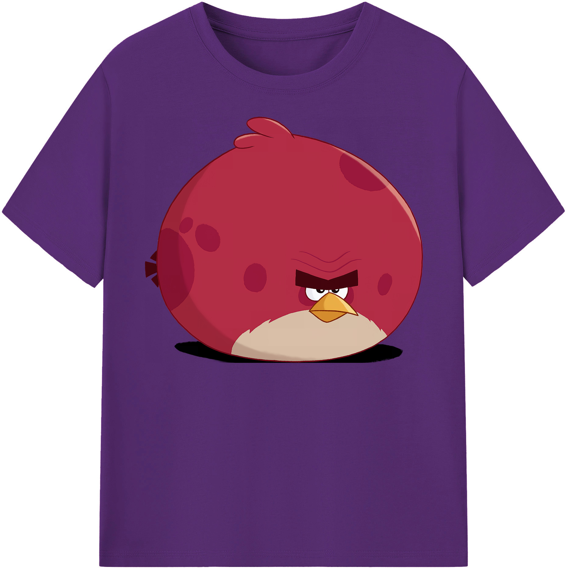 （画像用） Angry Birds アングリーバード 綿100％半袖Tシャツ（フロントプリント）