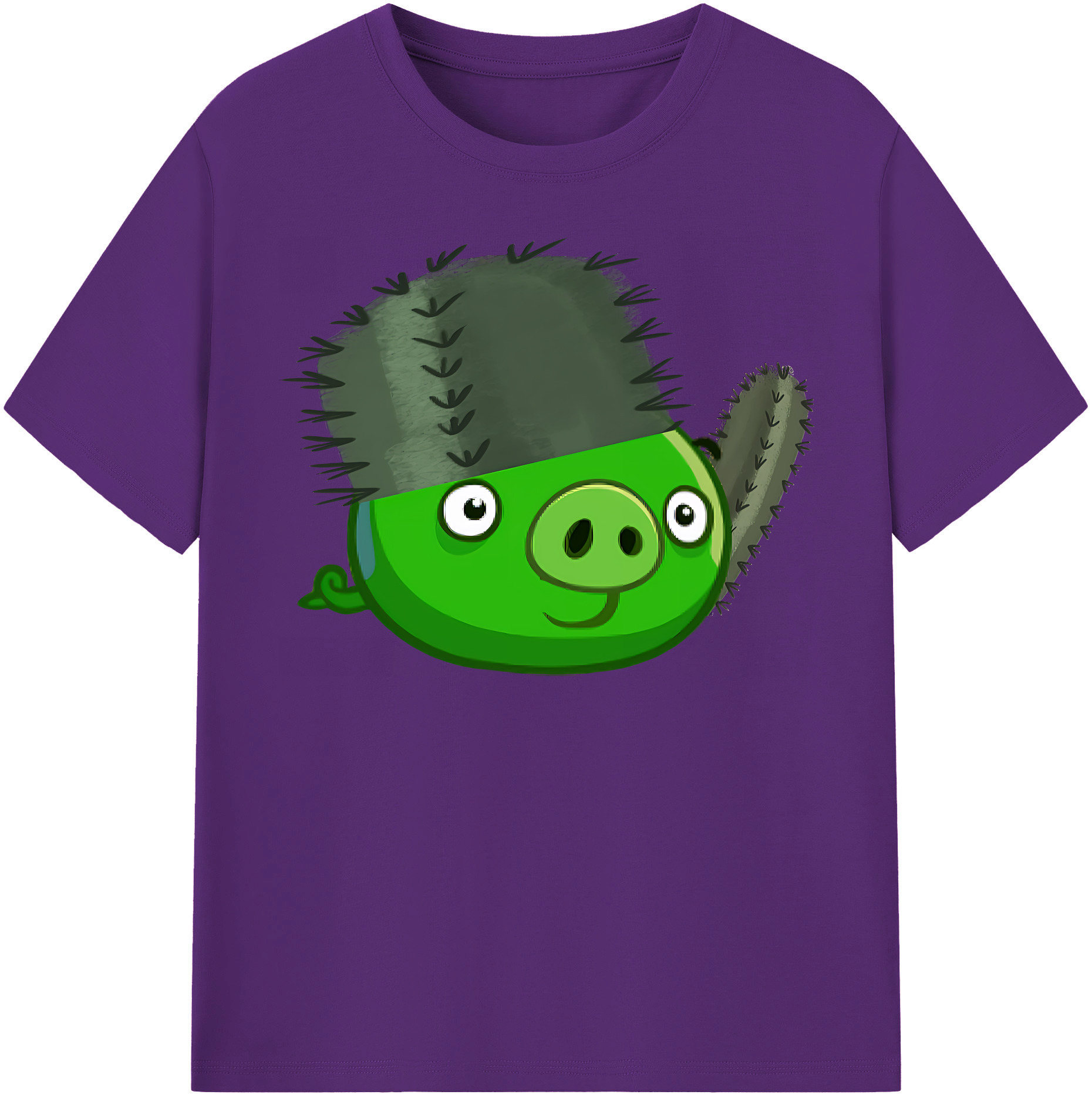 Angry Birds アングリーバード 綿100％半袖Tシャツ（フロントプリント）