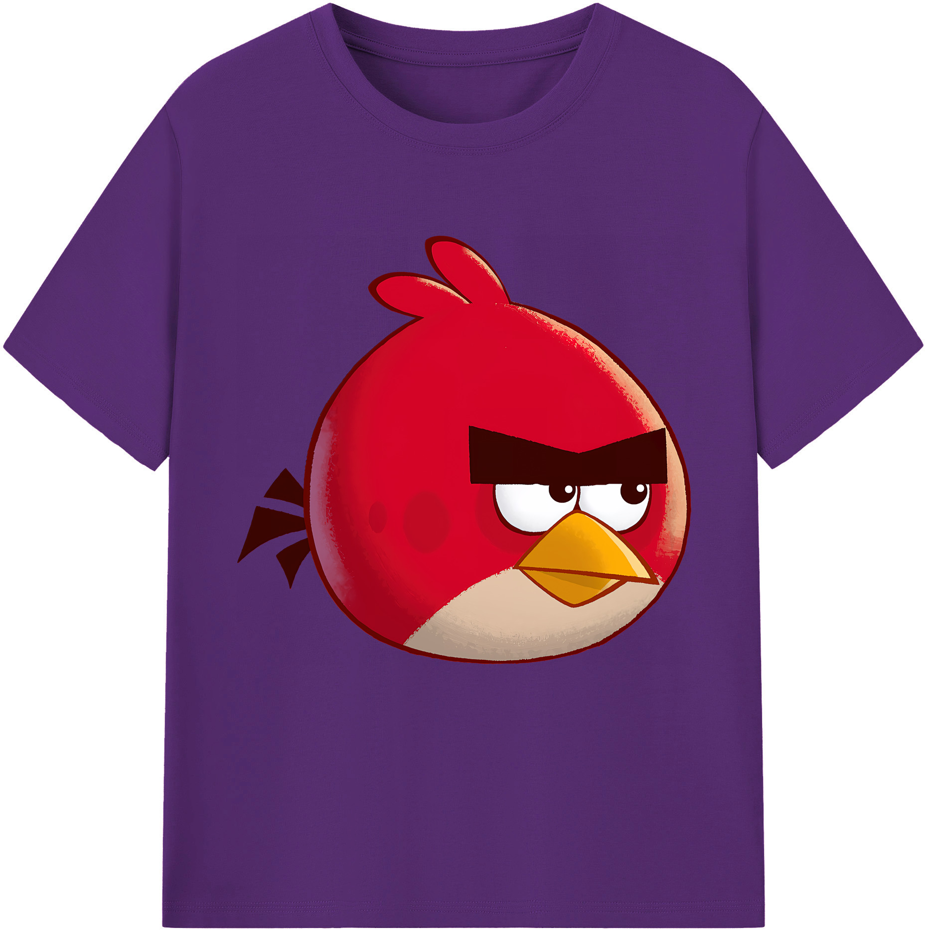 （画像用） Angry Birds アングリーバード 綿100％半袖Tシャツ（フロントプリント）