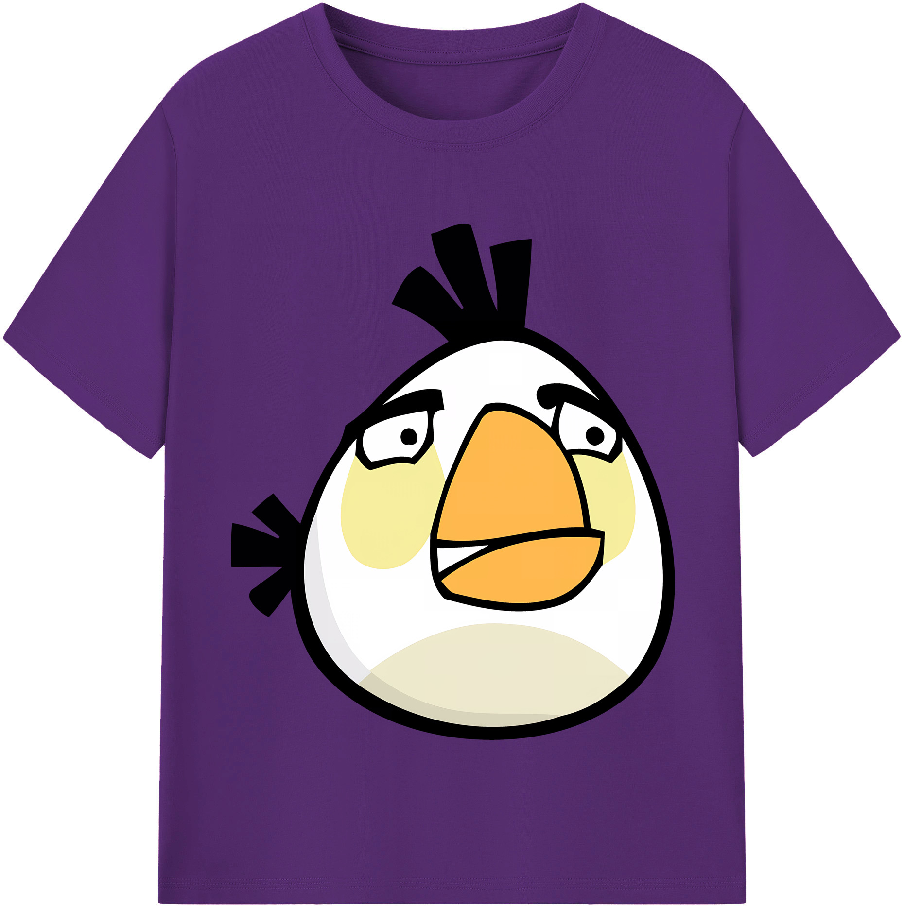 （画像用） Angry Birds アングリーバード 綿100％半袖Tシャツ（フロントプリント）