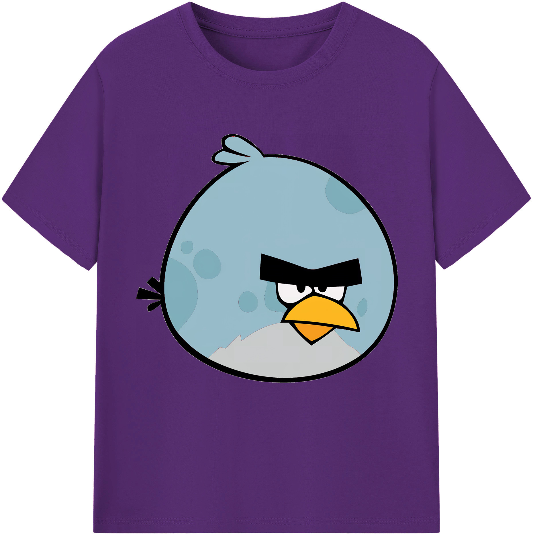 （画像用） Angry Birds アングリーバード 綿100％半袖Tシャツ（フロントプリント）