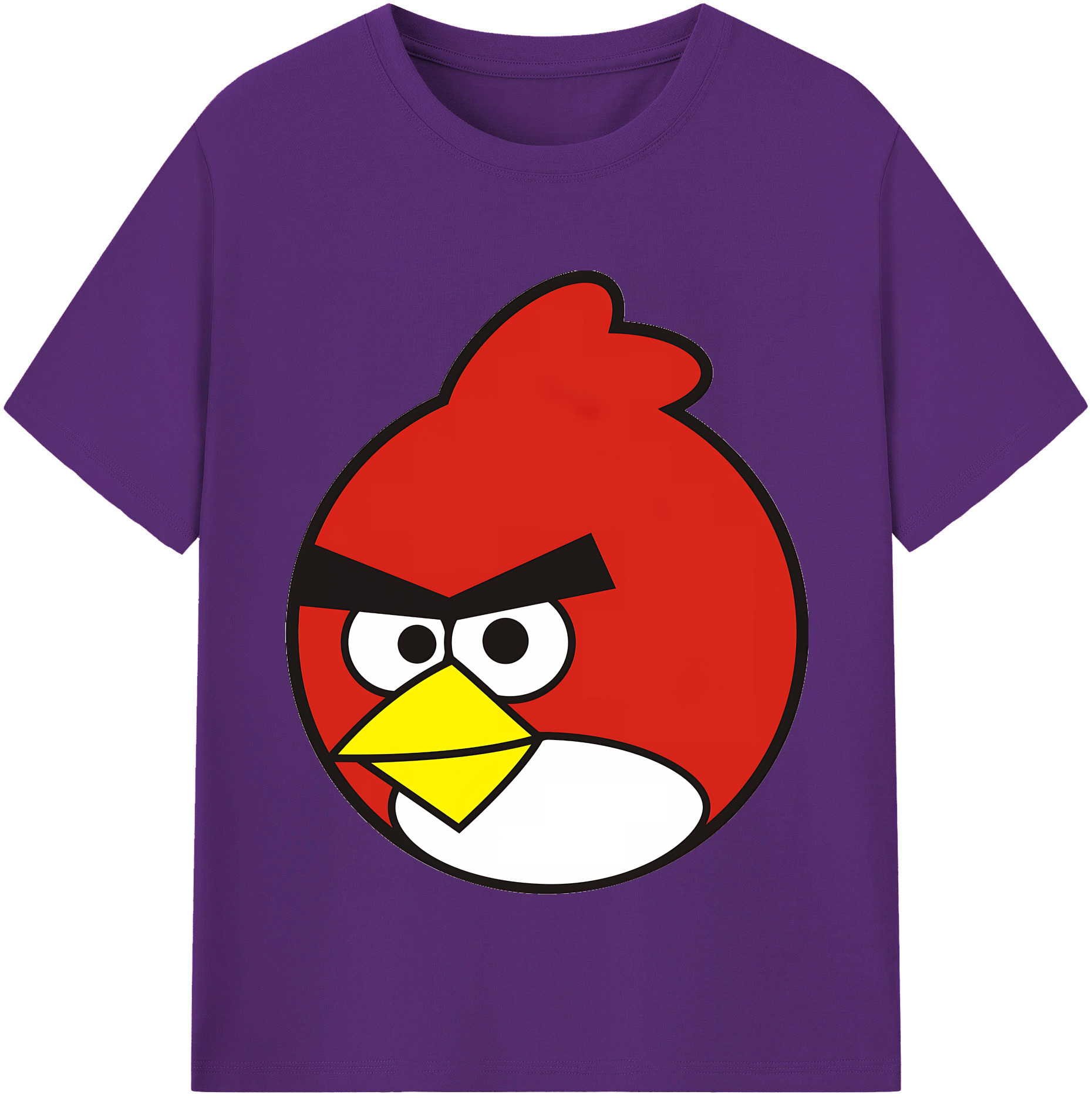 （画像用） Angry Birds アングリーバード 綿100％半袖Tシャツ（フロントプリント）