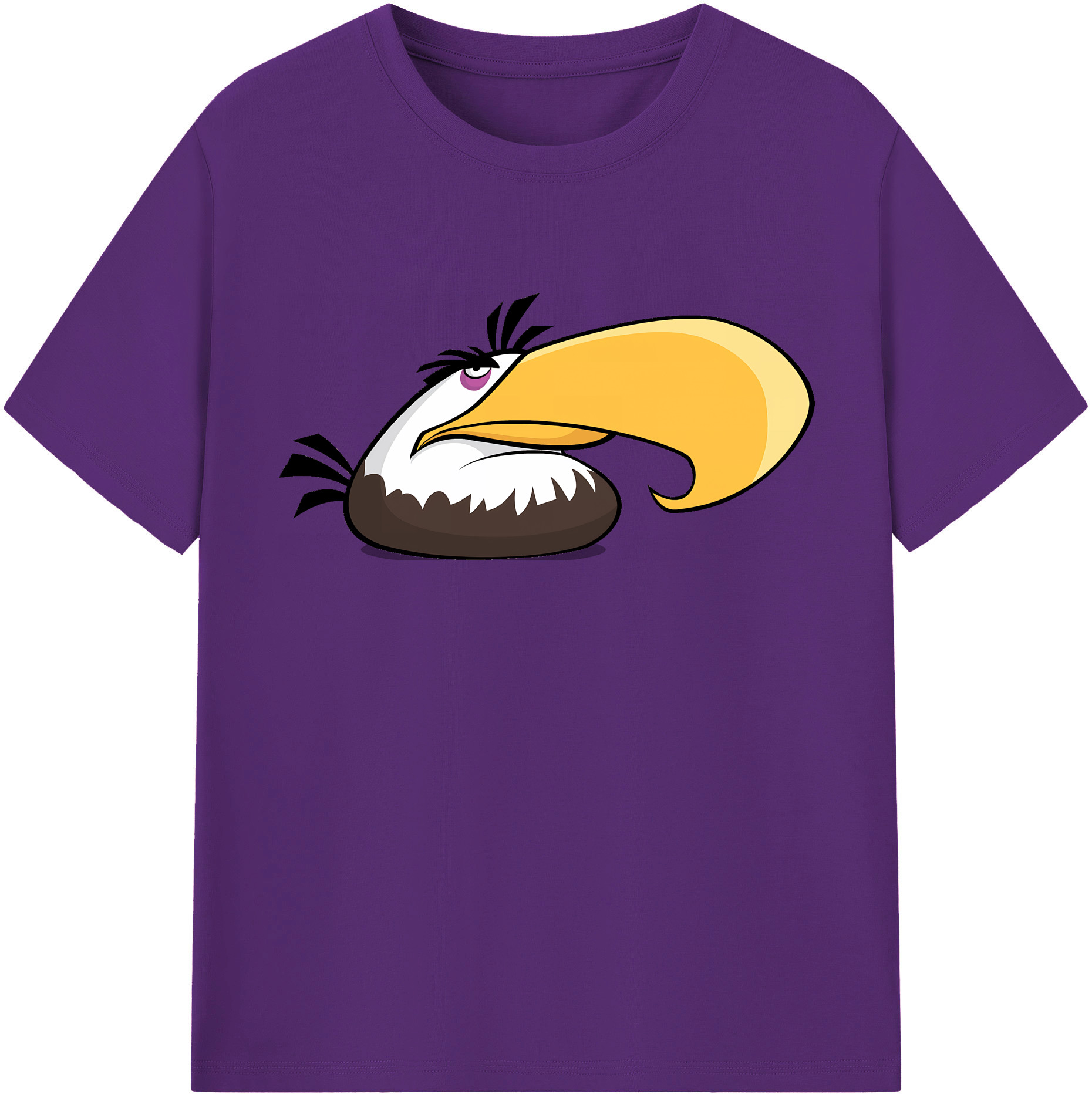 （画像用） Angry Birds アングリーバード 綿100％半袖Tシャツ（フロントプリント）