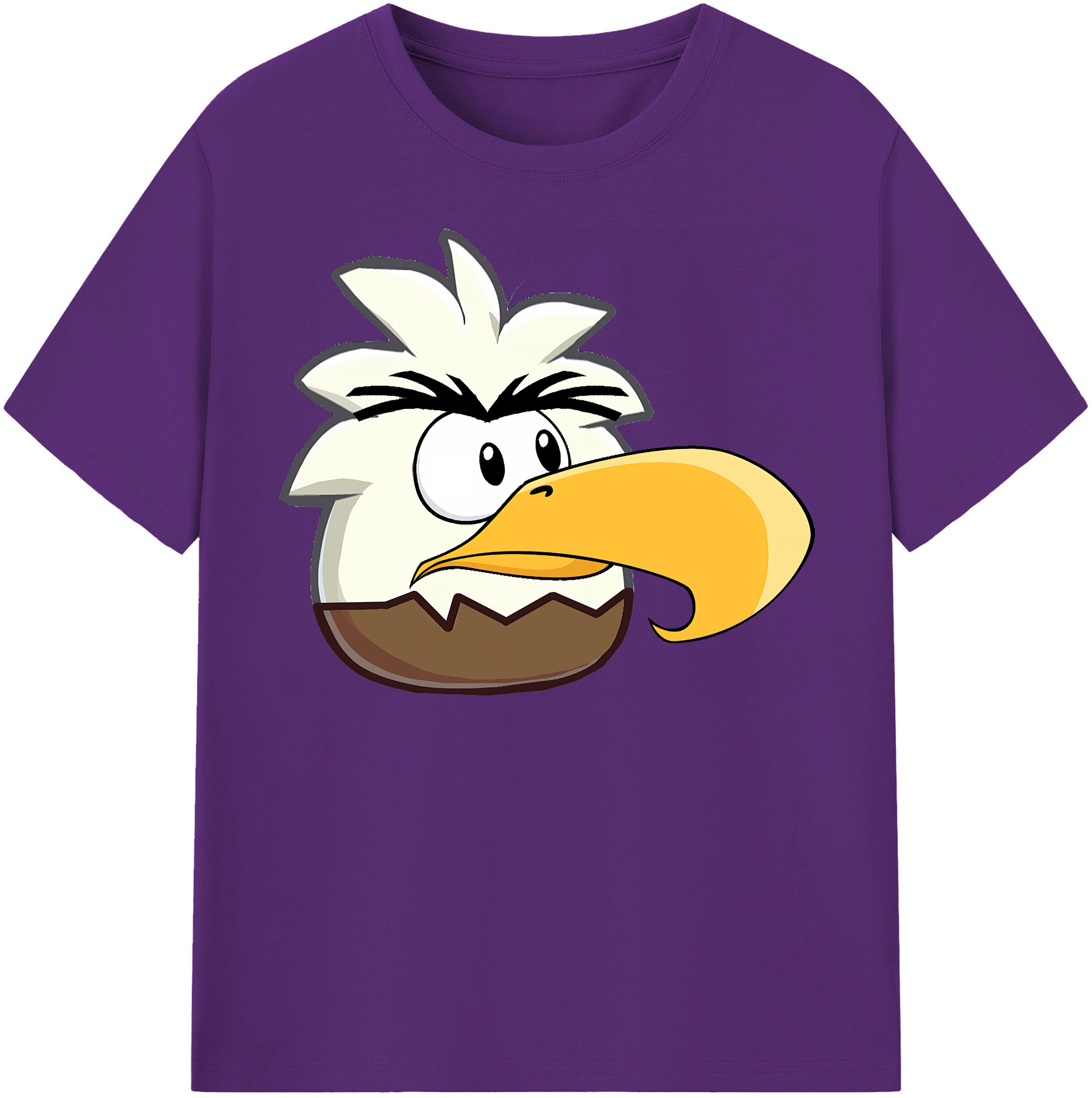 （画像用） Angry Birds アングリーバード 綿100％半袖Tシャツ（フロントプリント）