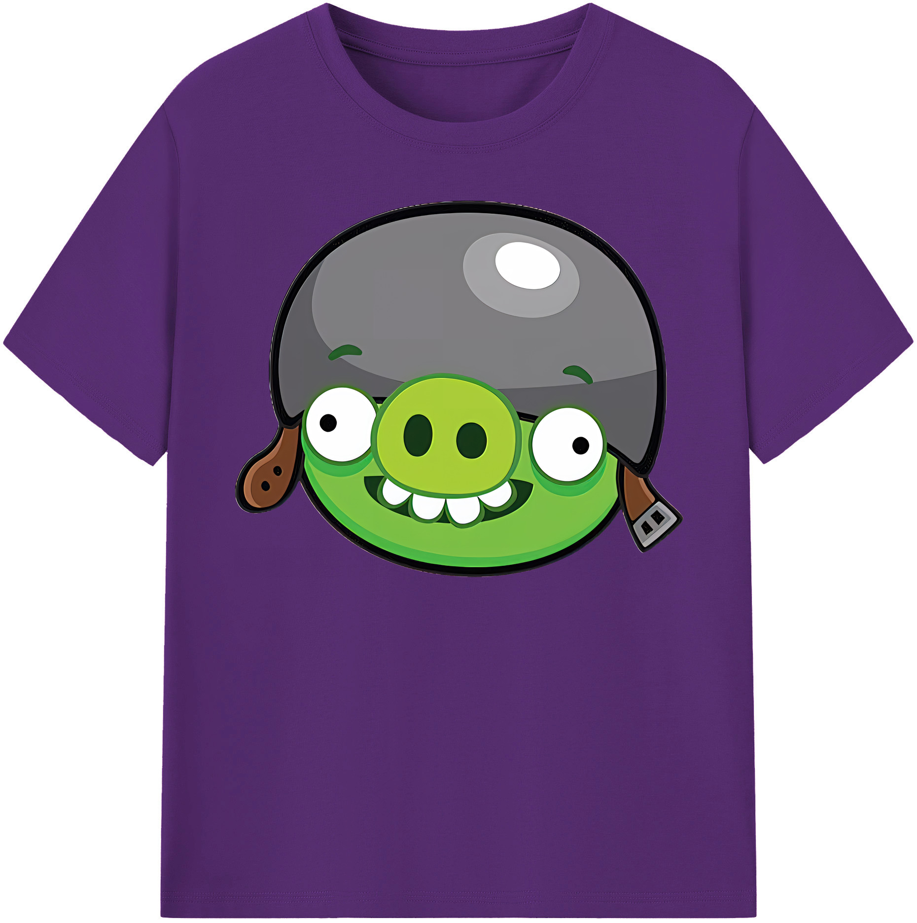 （画像用） Angry Birds アングリーバード 綿100％半袖Tシャツ（フロントプリント）