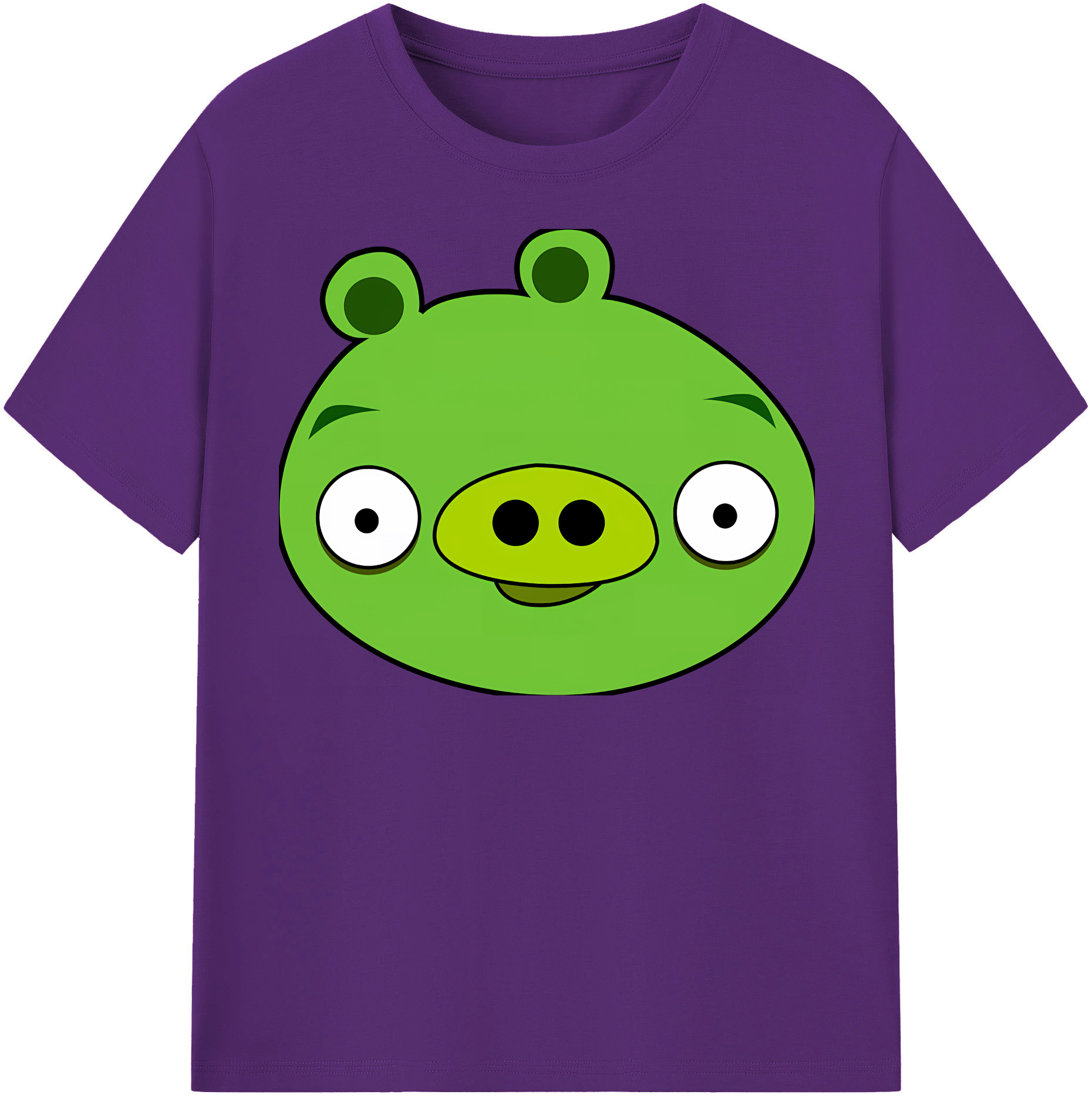 （画像用） Angry Birds アングリーバード 綿100％半袖Tシャツ（フロントプリント）