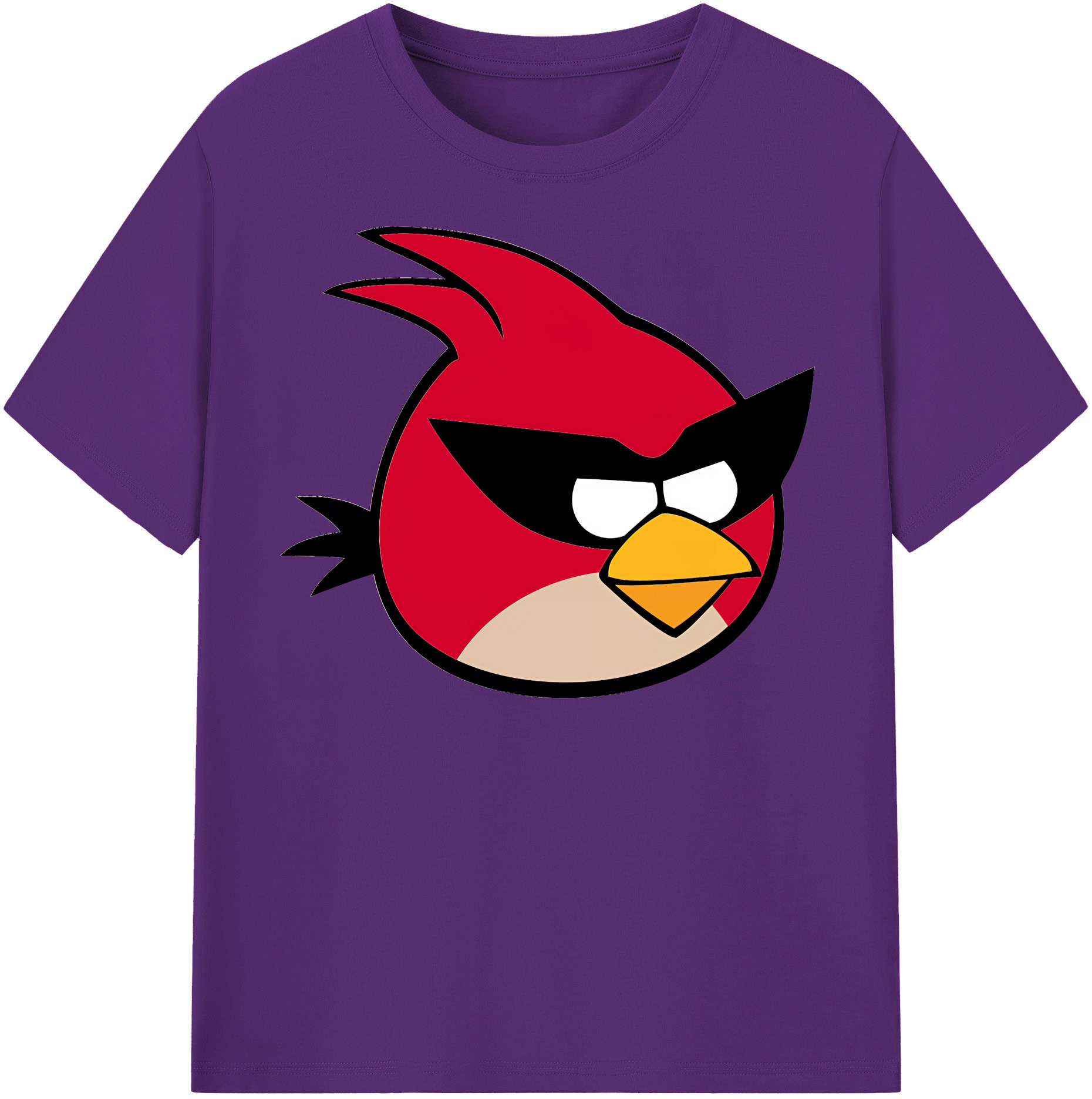 （画像用） Angry Birds アングリーバード 綿100％半袖Tシャツ（フロントプリント）