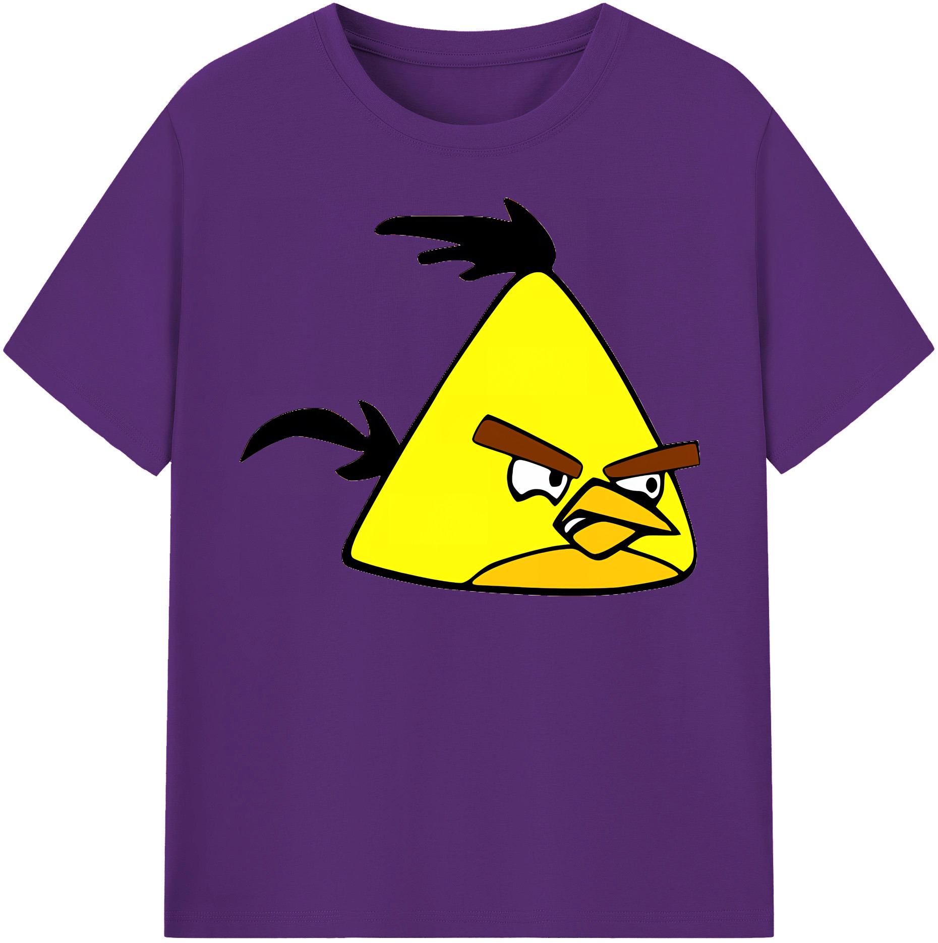 （画像用） Angry Birds アングリーバード 綿100％半袖Tシャツ（フロントプリント）