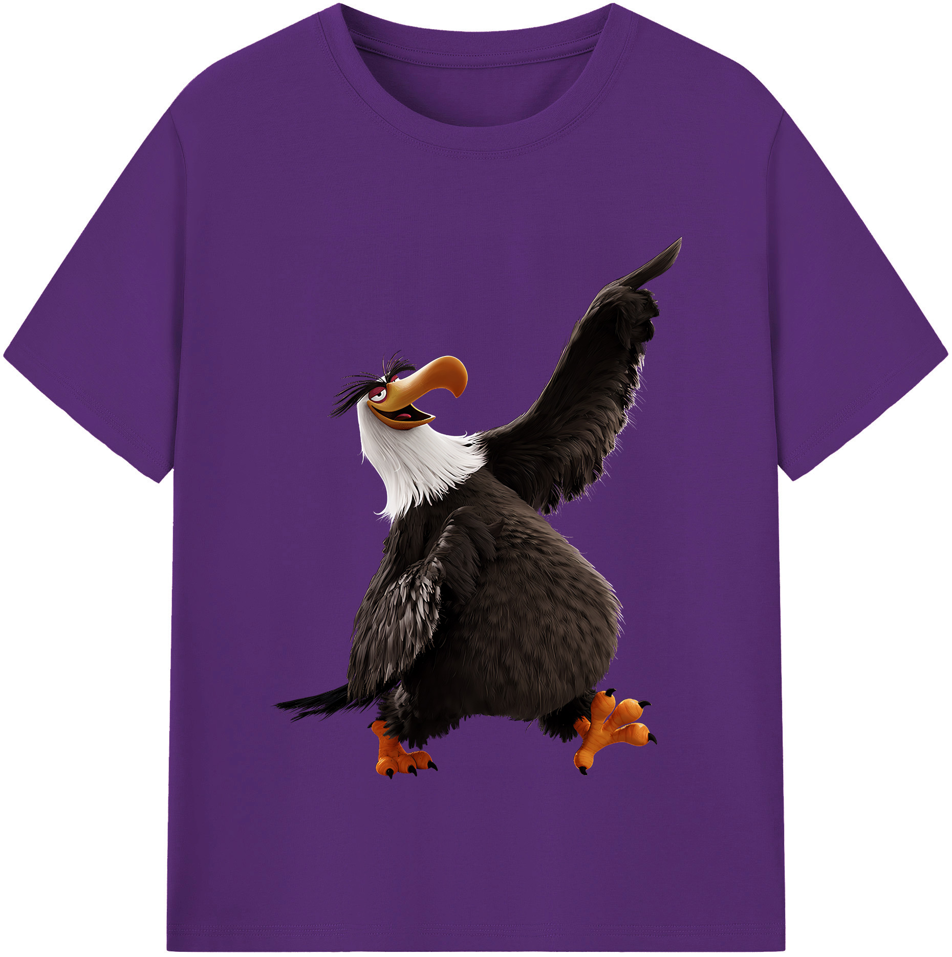 （画像用） Angry Birds アングリーバード 綿100％半袖Tシャツ（フロントプリント）