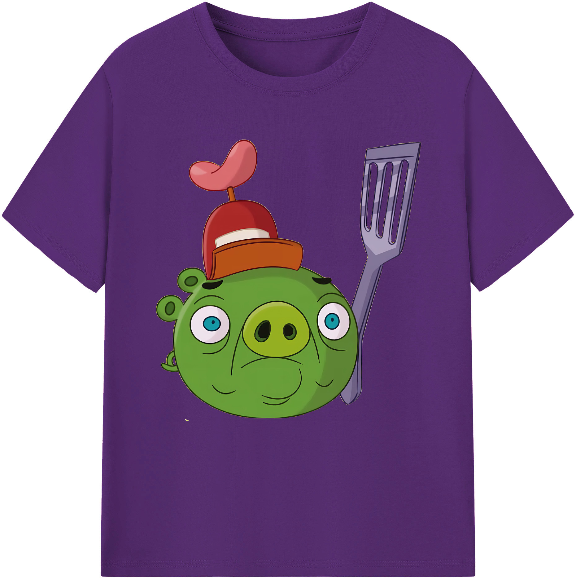 （画像用） Angry Birds アングリーバード 綿100％半袖Tシャツ（フロントプリント）