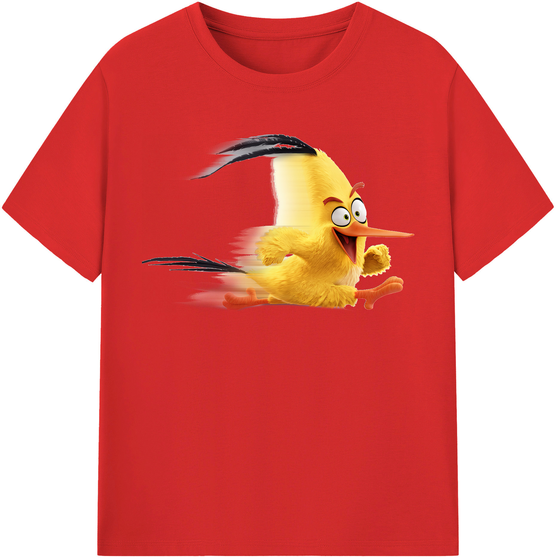 （画像用） Angry Birds アングリーバード 綿100％半袖Tシャツ（フロントプリント）