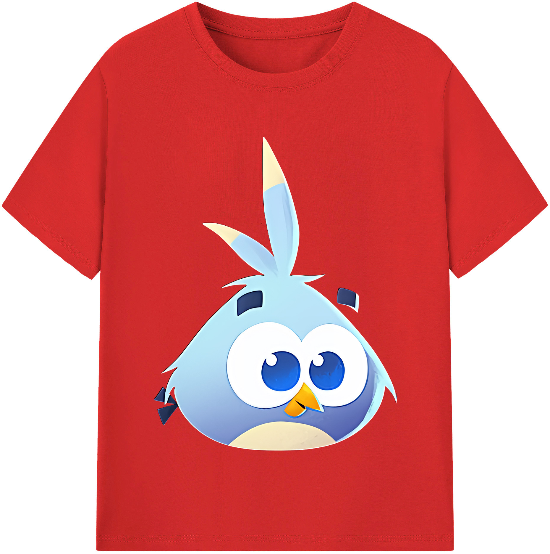 （画像用） Angry Birds アングリーバード 綿100％半袖Tシャツ（フロントプリント）
