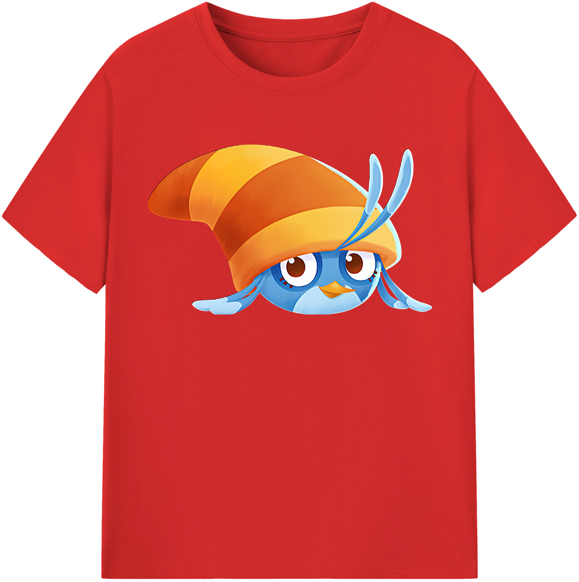 （画像用） Angry Birds アングリーバード 綿100％半袖Tシャツ（フロントプリント）