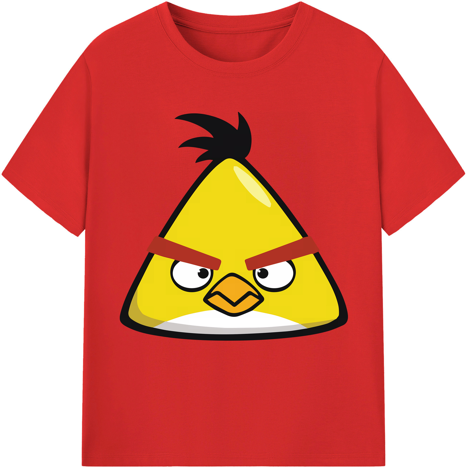 （画像用） Angry Birds アングリーバード 綿100％半袖Tシャツ（フロントプリント）