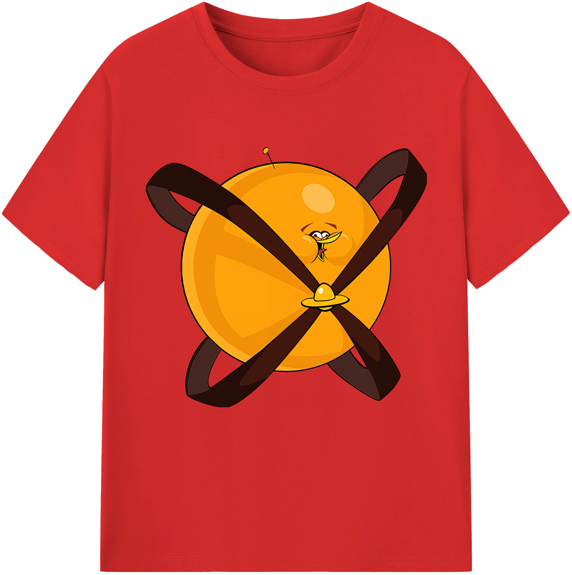 （画像用） Angry Birds アングリーバード 綿100％半袖Tシャツ（フロントプリント）