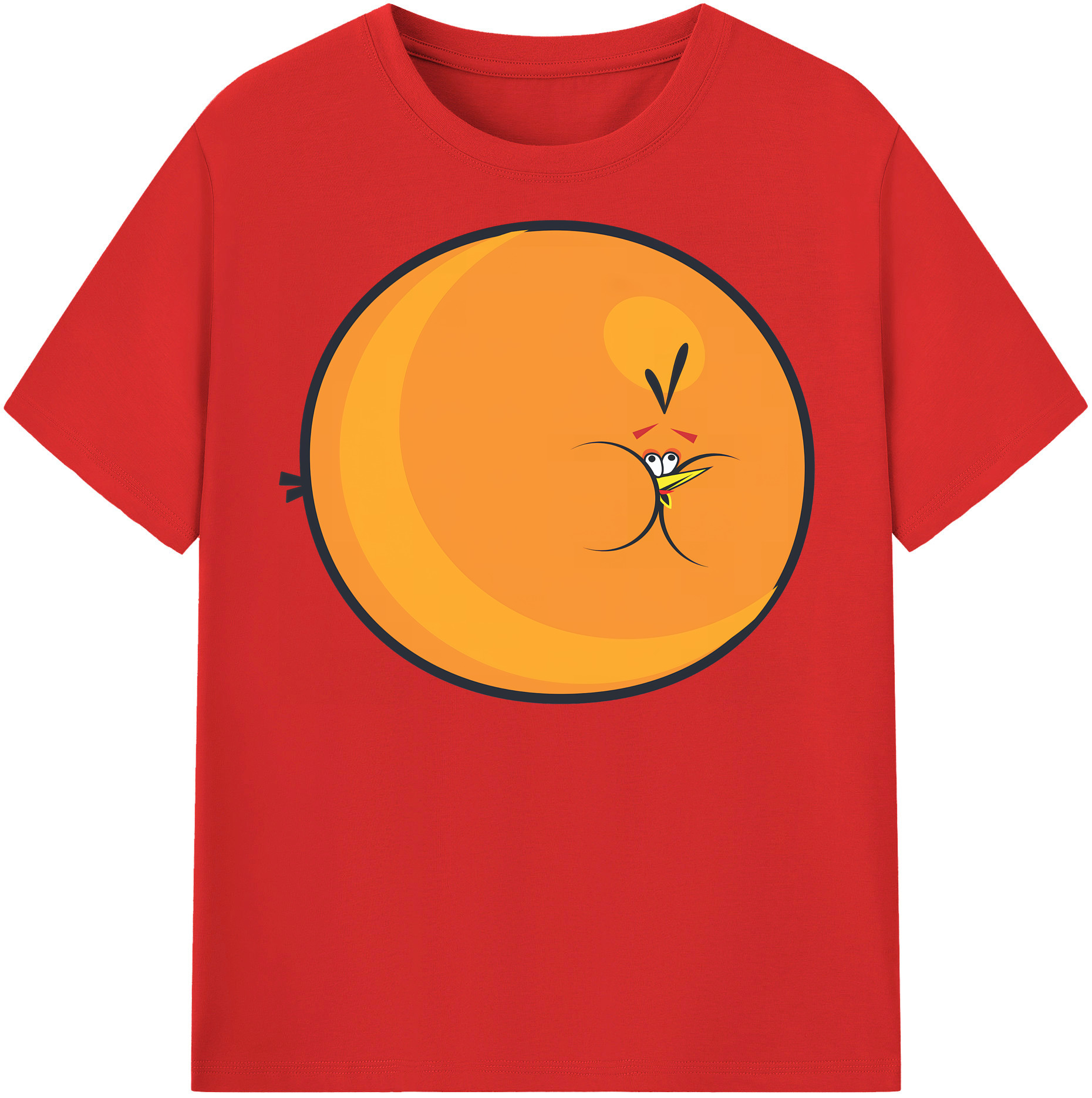 （画像用） Angry Birds アングリーバード 綿100％半袖Tシャツ（フロントプリント）