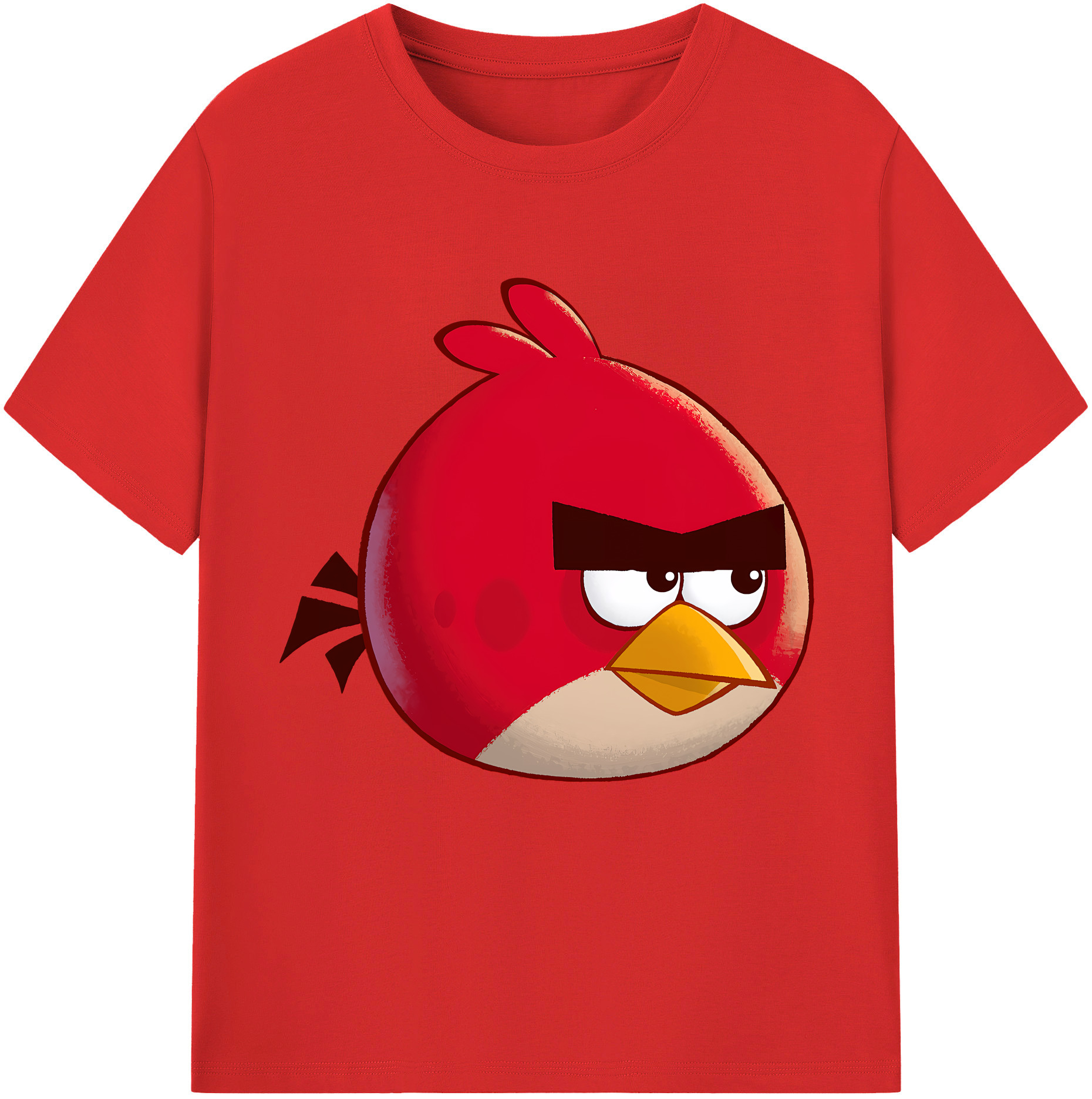 （画像用） Angry Birds アングリーバード 綿100％半袖Tシャツ（フロントプリント）