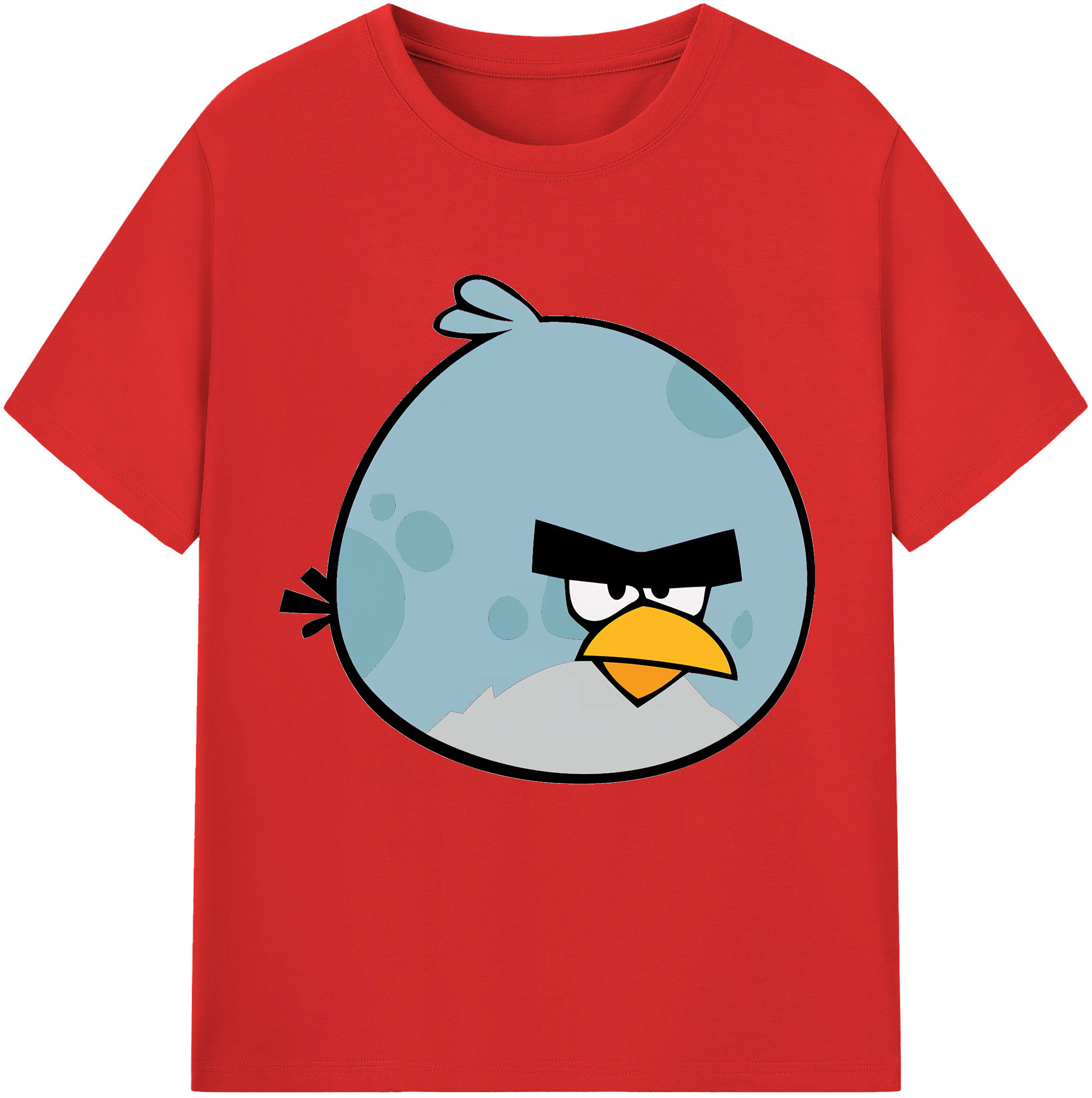 （画像用） Angry Birds アングリーバード 綿100％半袖Tシャツ（フロントプリント）