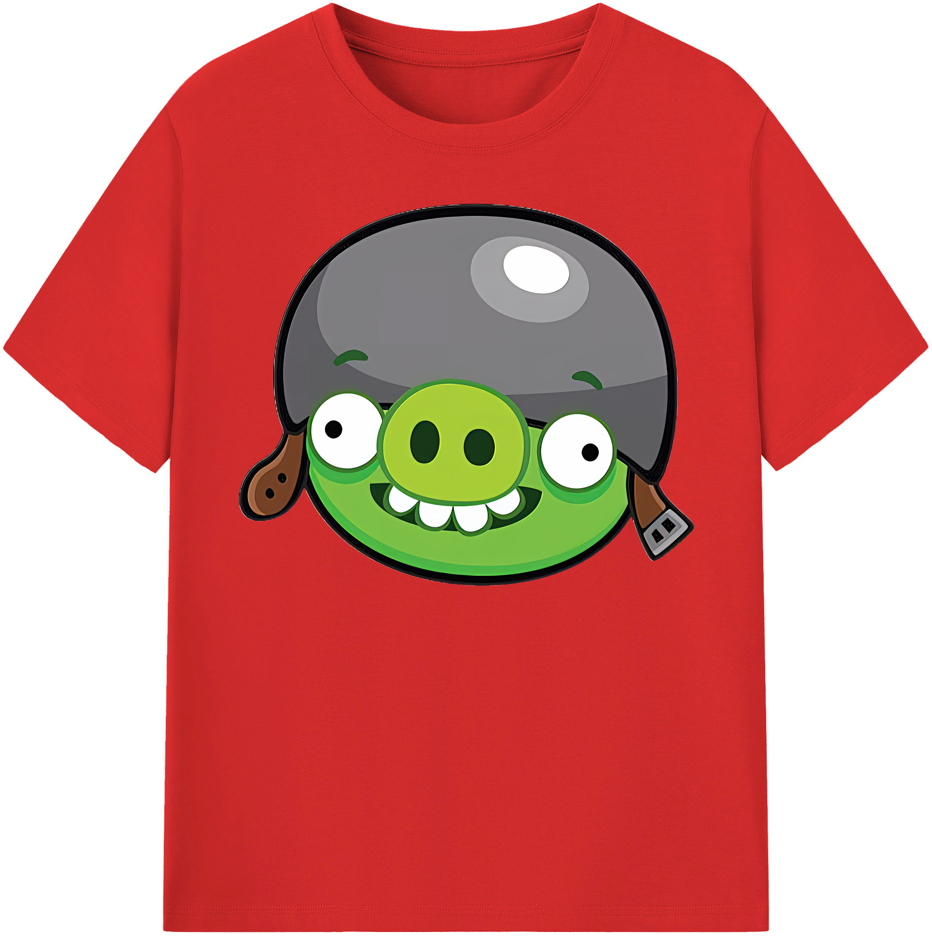 （画像用） Angry Birds アングリーバード 綿100％半袖Tシャツ（フロントプリント）