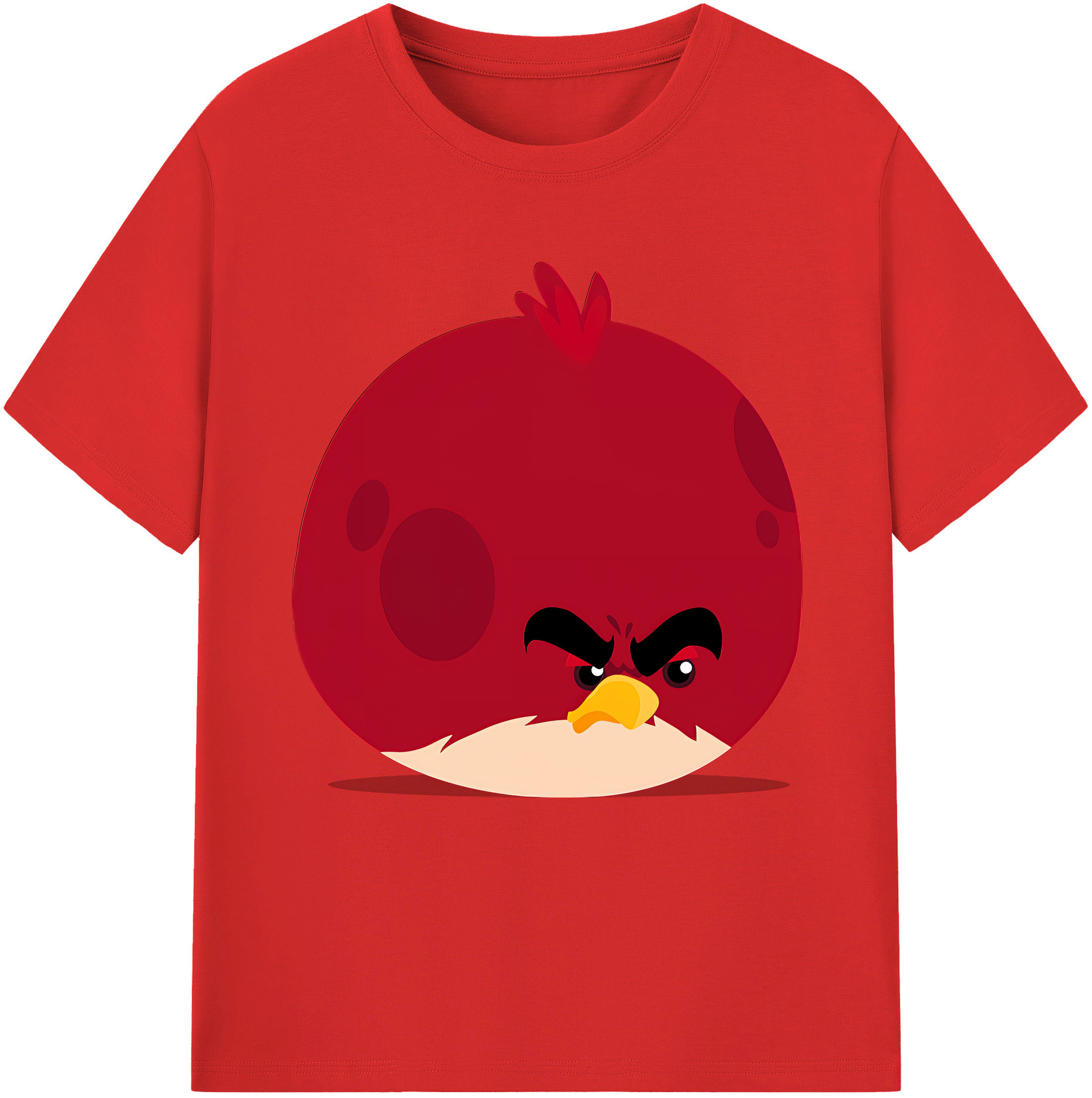 （画像用） Angry Birds アングリーバード 綿100％半袖Tシャツ（フロントプリント）