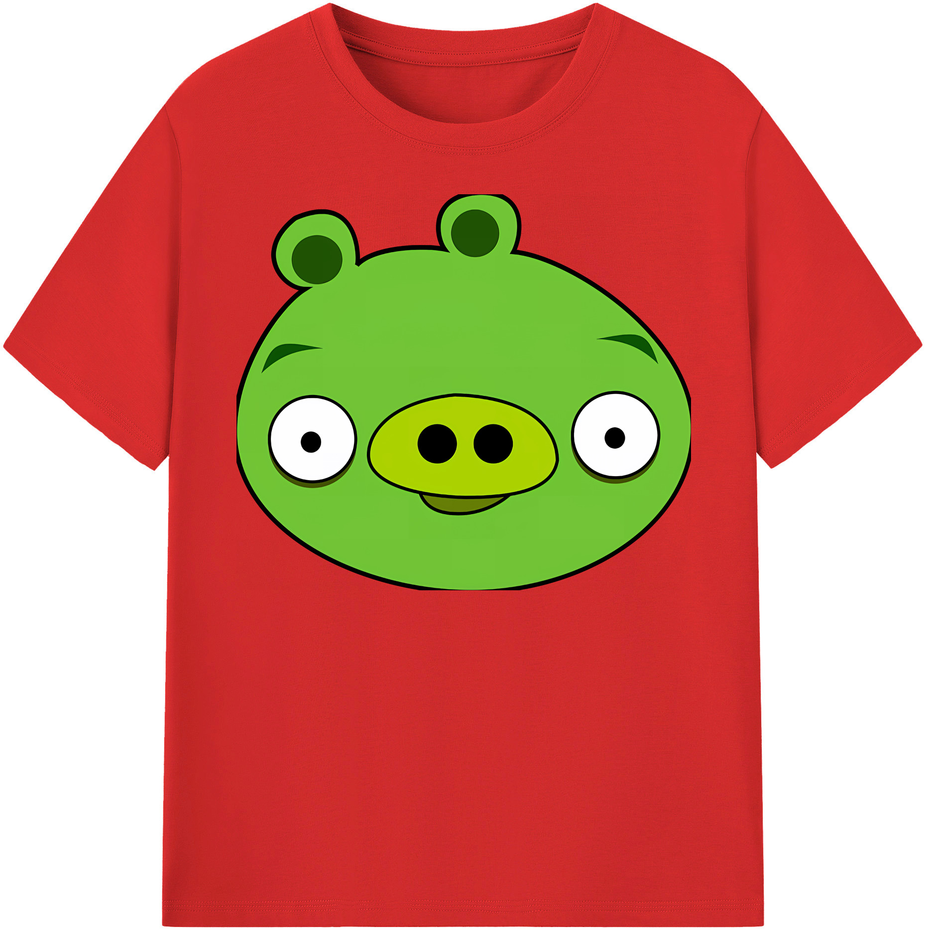 （画像用） Angry Birds アングリーバード 綿100％半袖Tシャツ（フロントプリント）