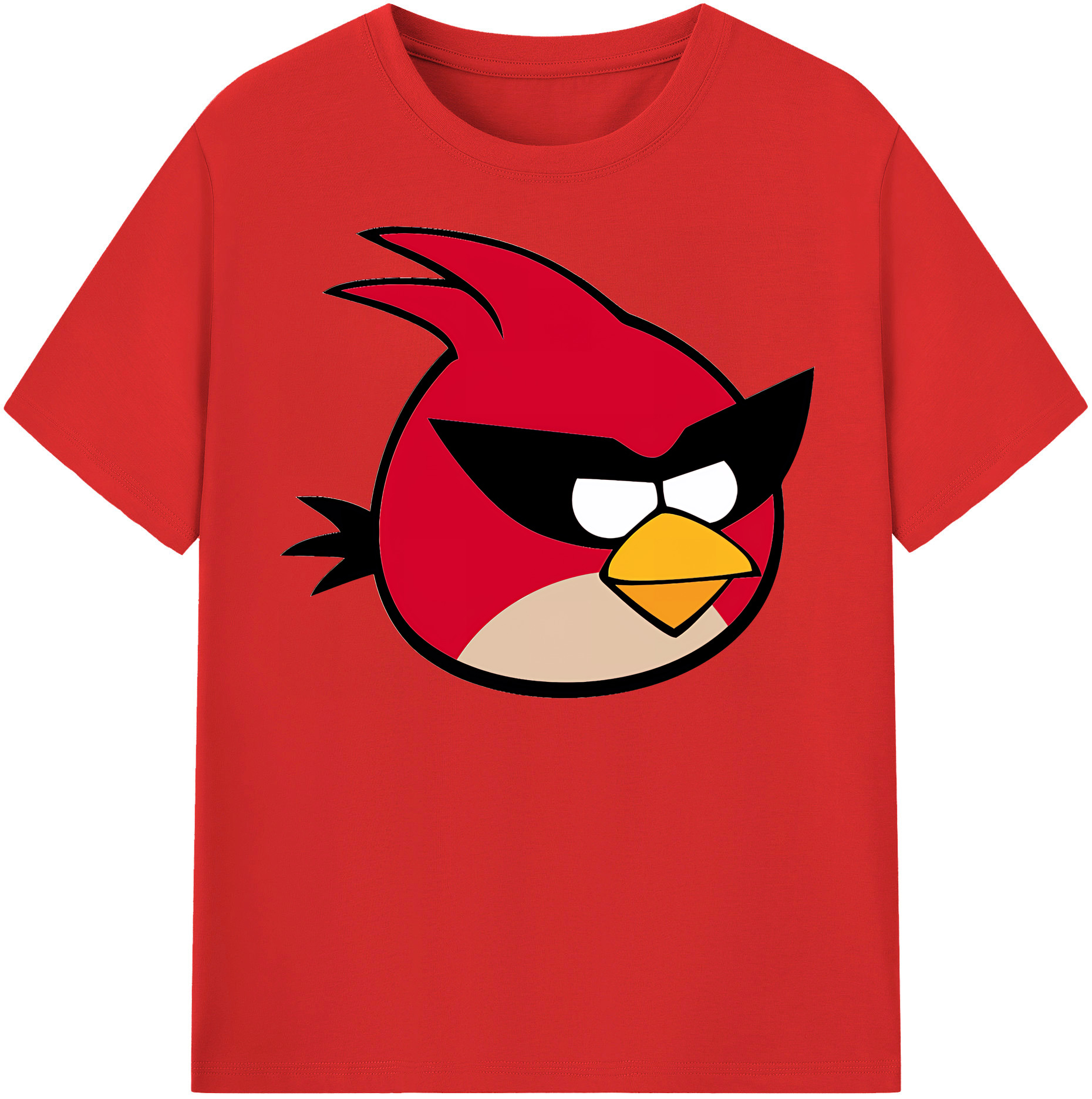 （画像用） Angry Birds アングリーバード 綿100％半袖Tシャツ（フロントプリント）